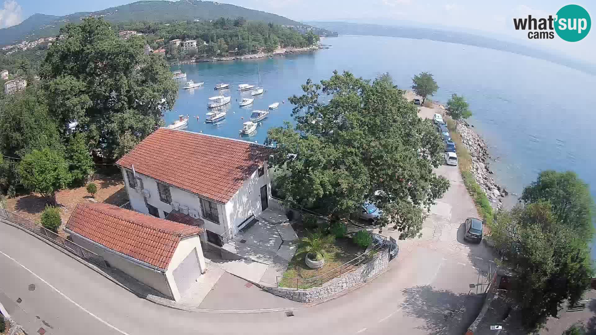 Webcam port d’Ika – Vue en direct et lumières d’Opatija