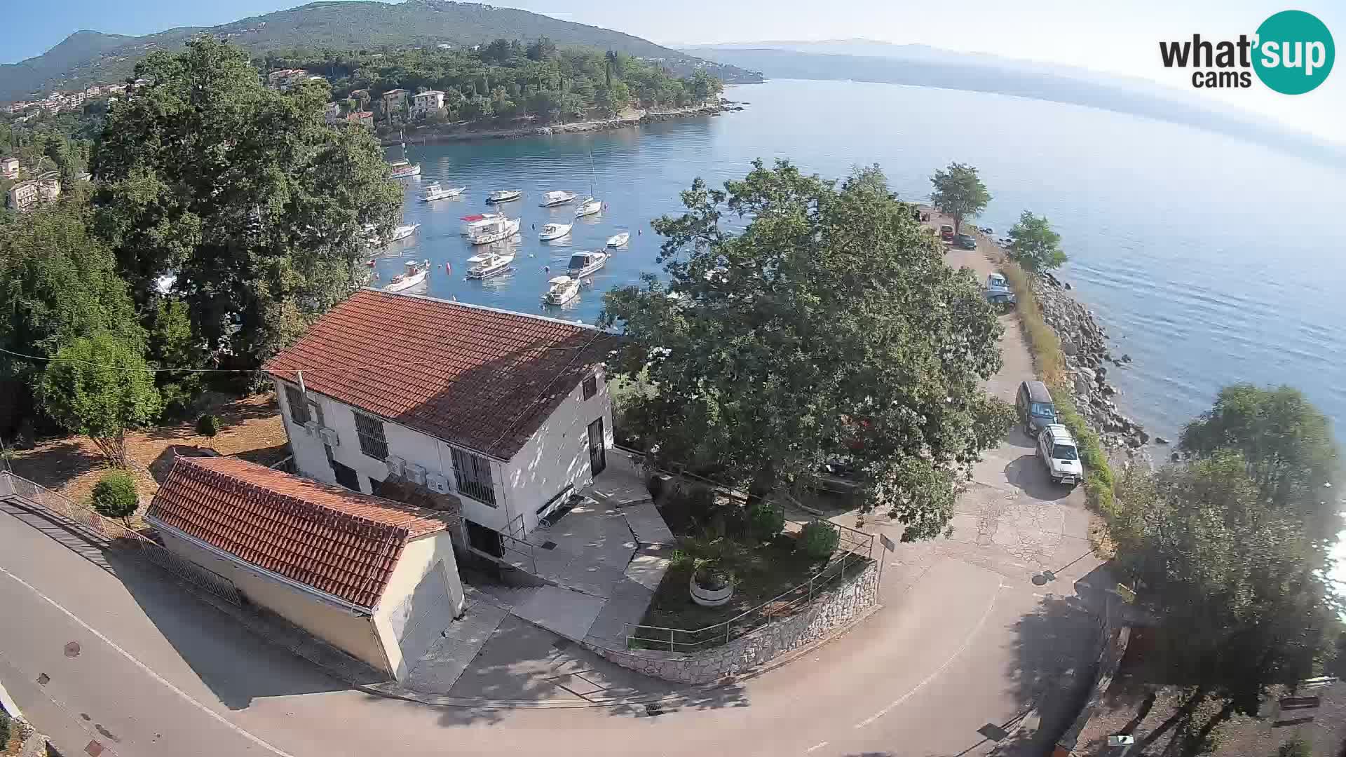 Webcam port d’Ika – Vue en direct et lumières d’Opatija