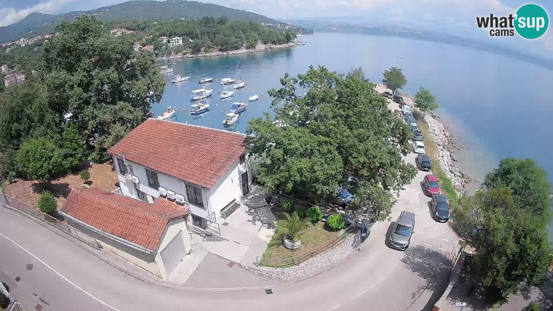 Webcam porto Ika – Vista LIVE sul porto e le luci di Opatija