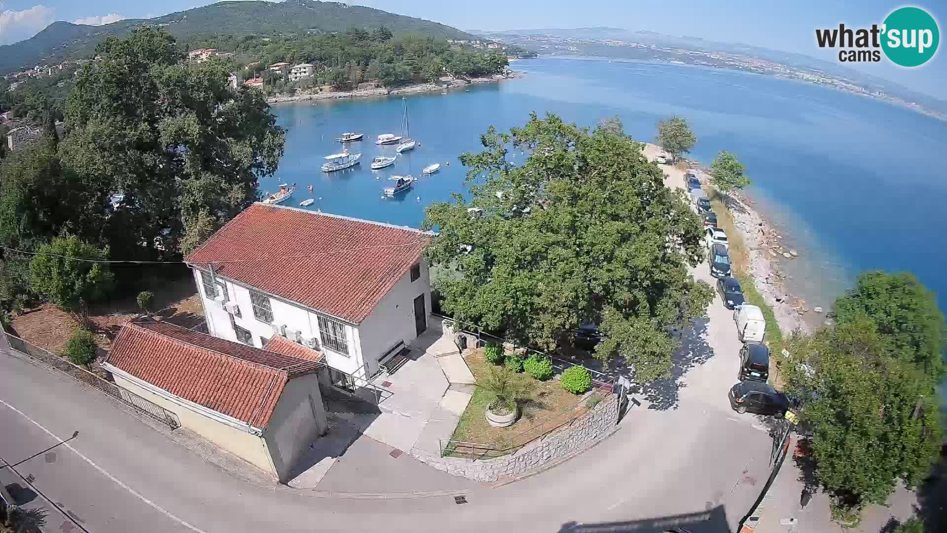 Webcam puerto de Ika – Vista en directo y luces de Opatija