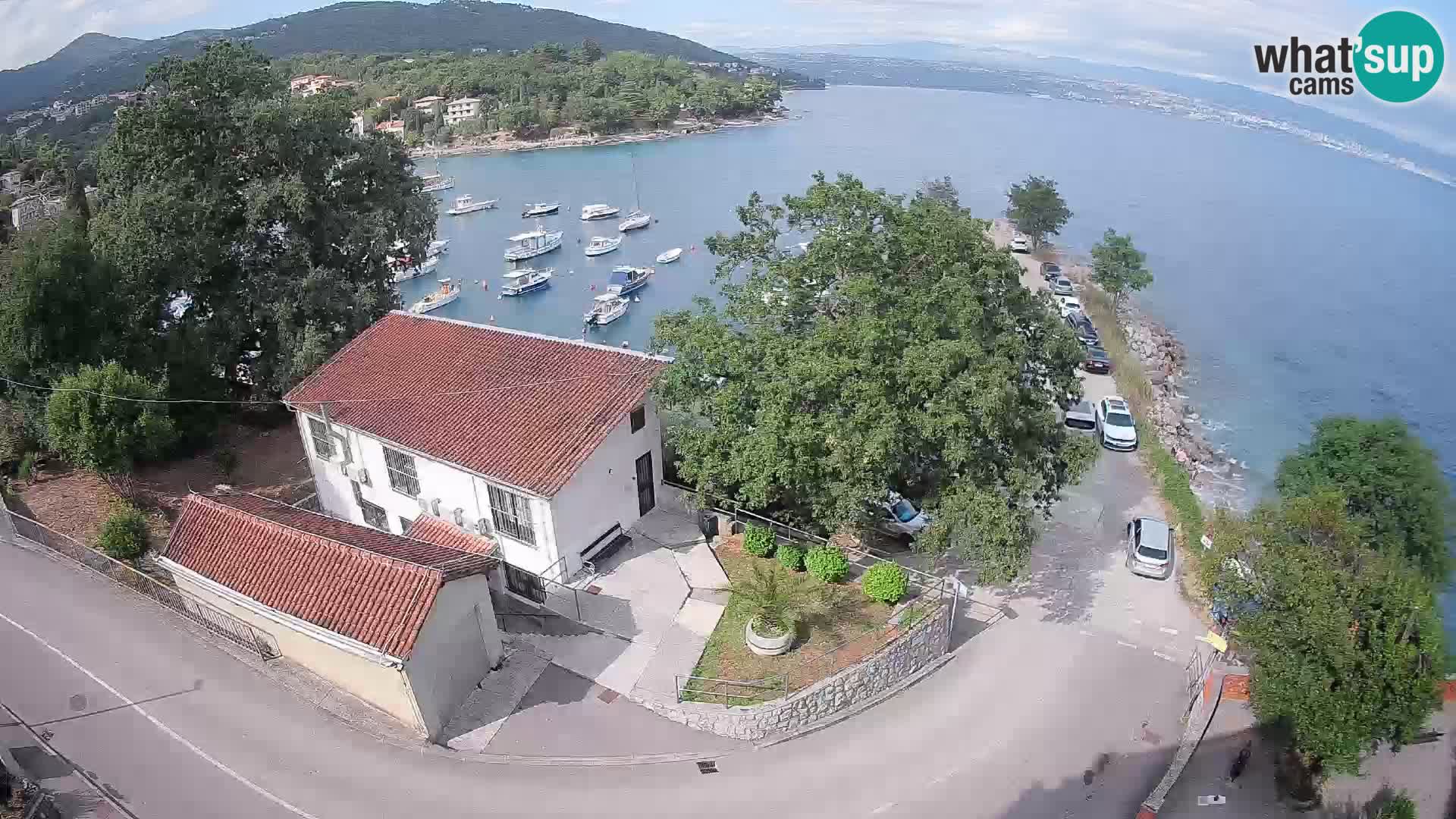 Webcam porto Ika – Vista LIVE sul porto e le luci di Opatija