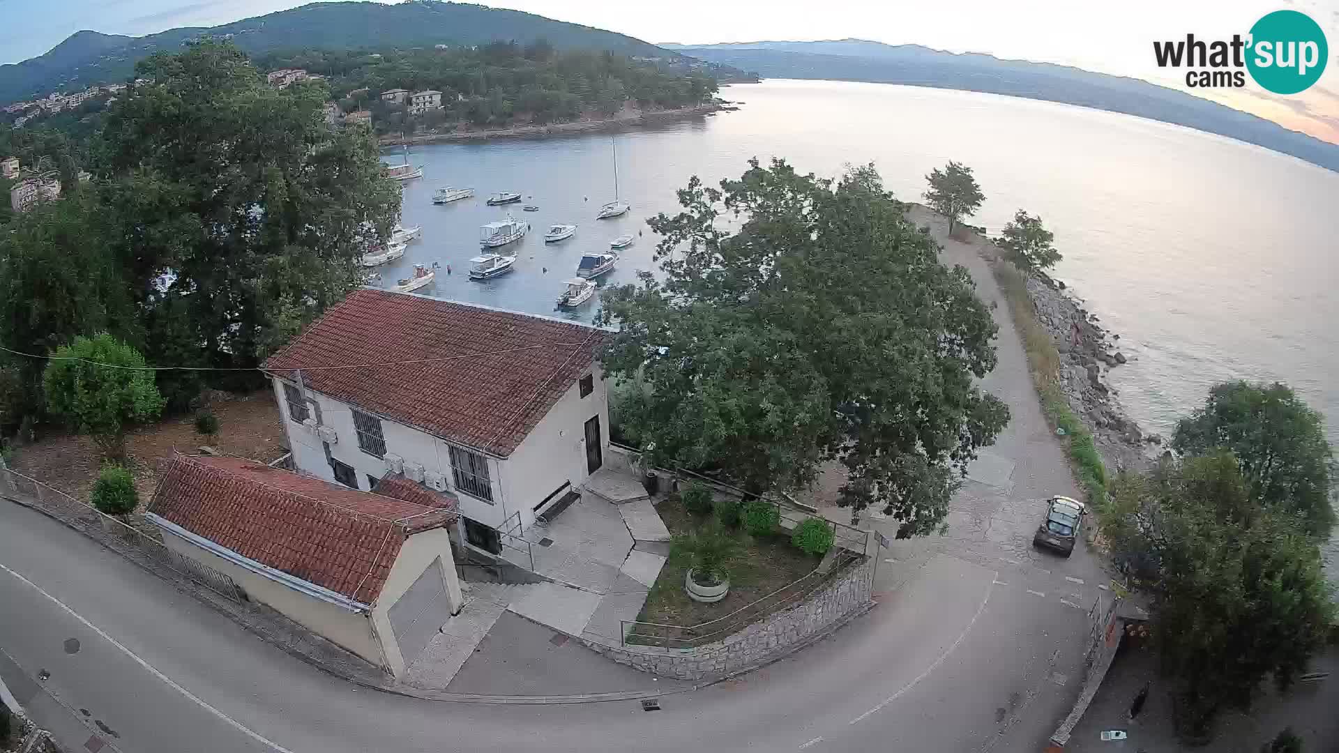 Webcam port d’Ika – Vue en direct et lumières d’Opatija