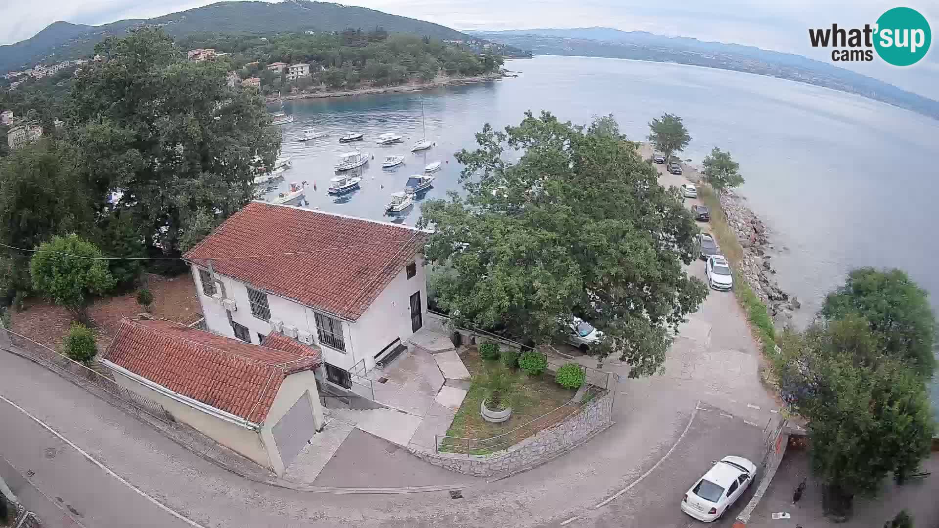 Webcam porto Ika – Vista LIVE sul porto e le luci di Opatija