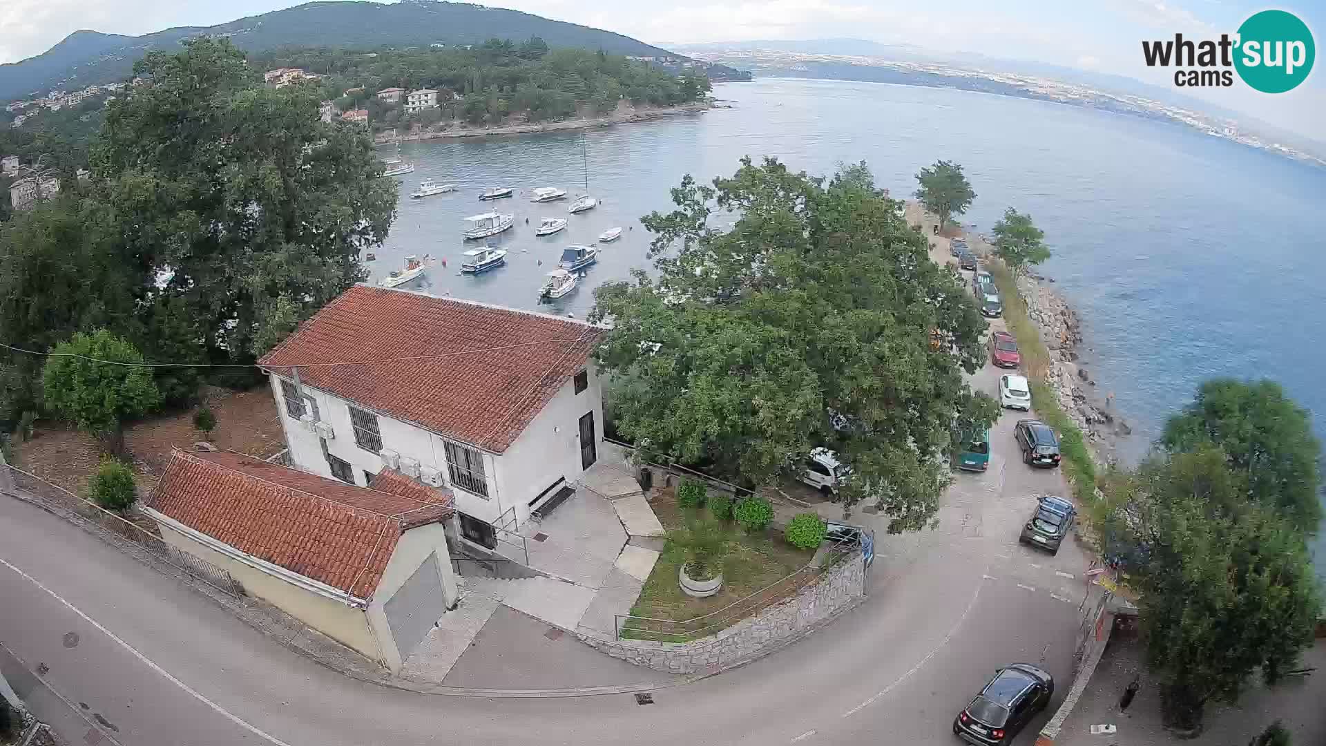 Webcam porto Ika – Vista LIVE sul porto e le luci di Opatija