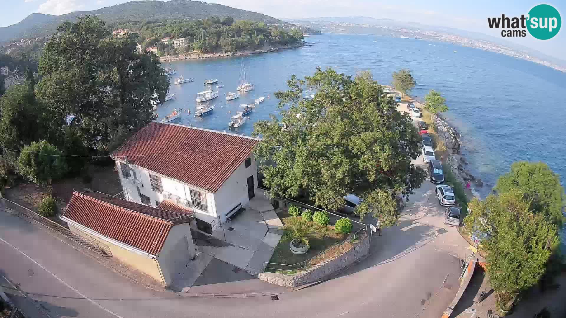 Webcam porto Ika – Vista LIVE sul porto e le luci di Opatija