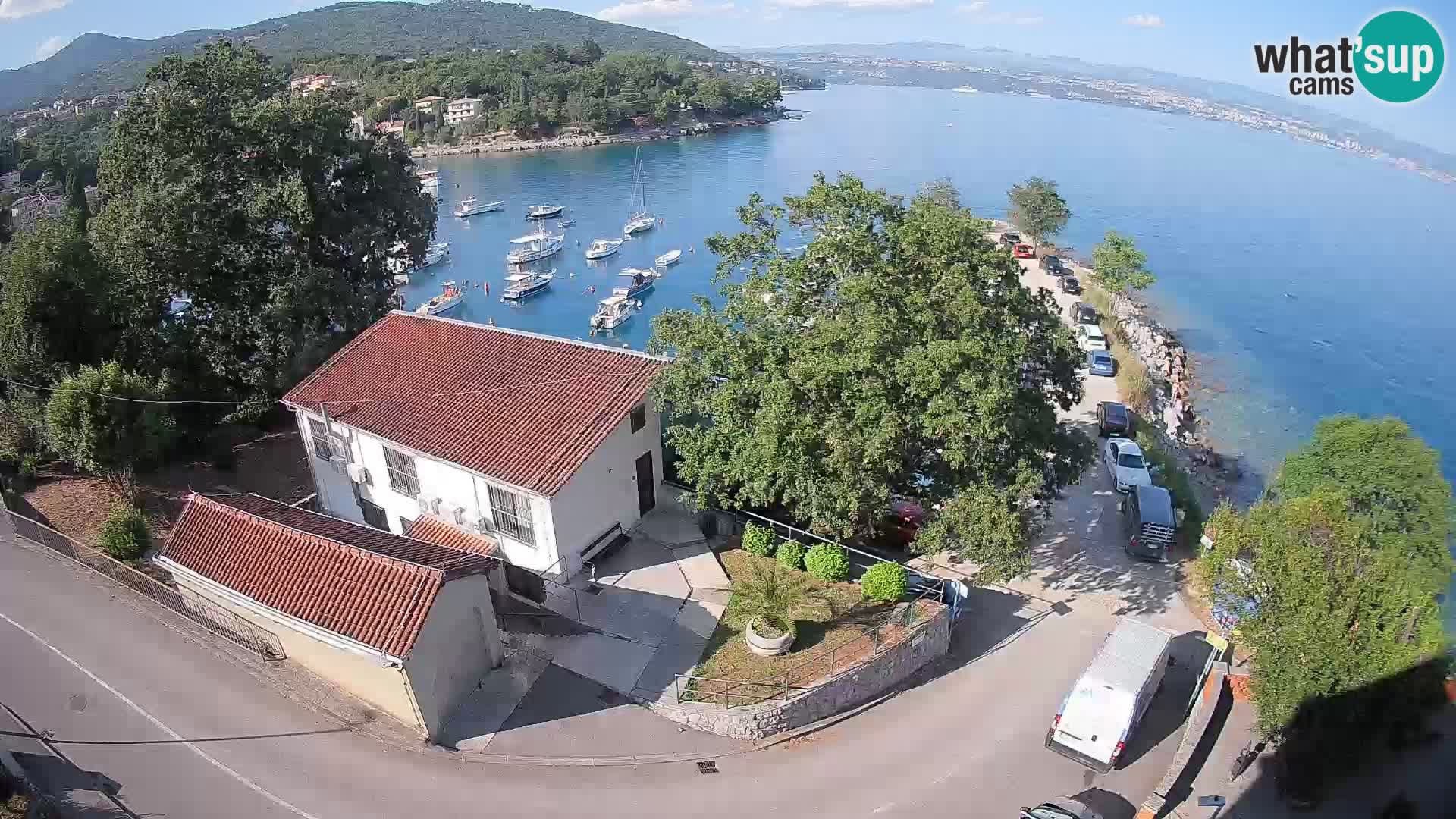 Webcam port d’Ika – Vue en direct et lumières d’Opatija