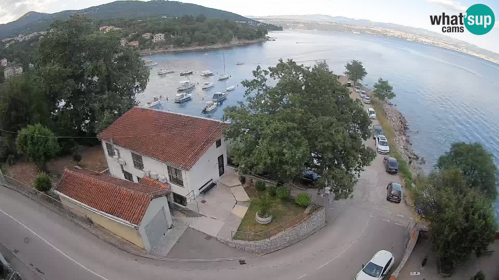Webcam porto Ika – Vista LIVE sul porto e le luci di Opatija