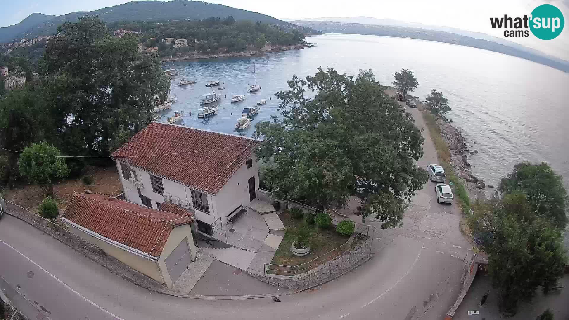 Webcam port d’Ika – Vue en direct et lumières d’Opatija