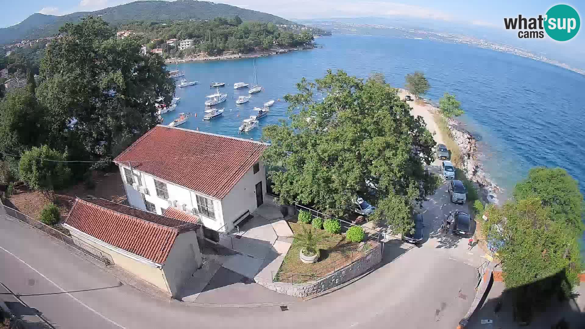 Webcam porto Ika – Vista LIVE sul porto e le luci di Opatija