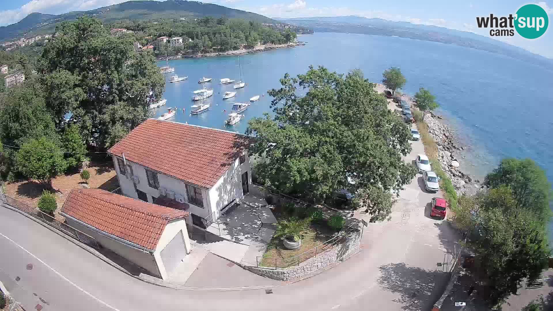 Webcam port d’Ika – Vue en direct et lumières d’Opatija