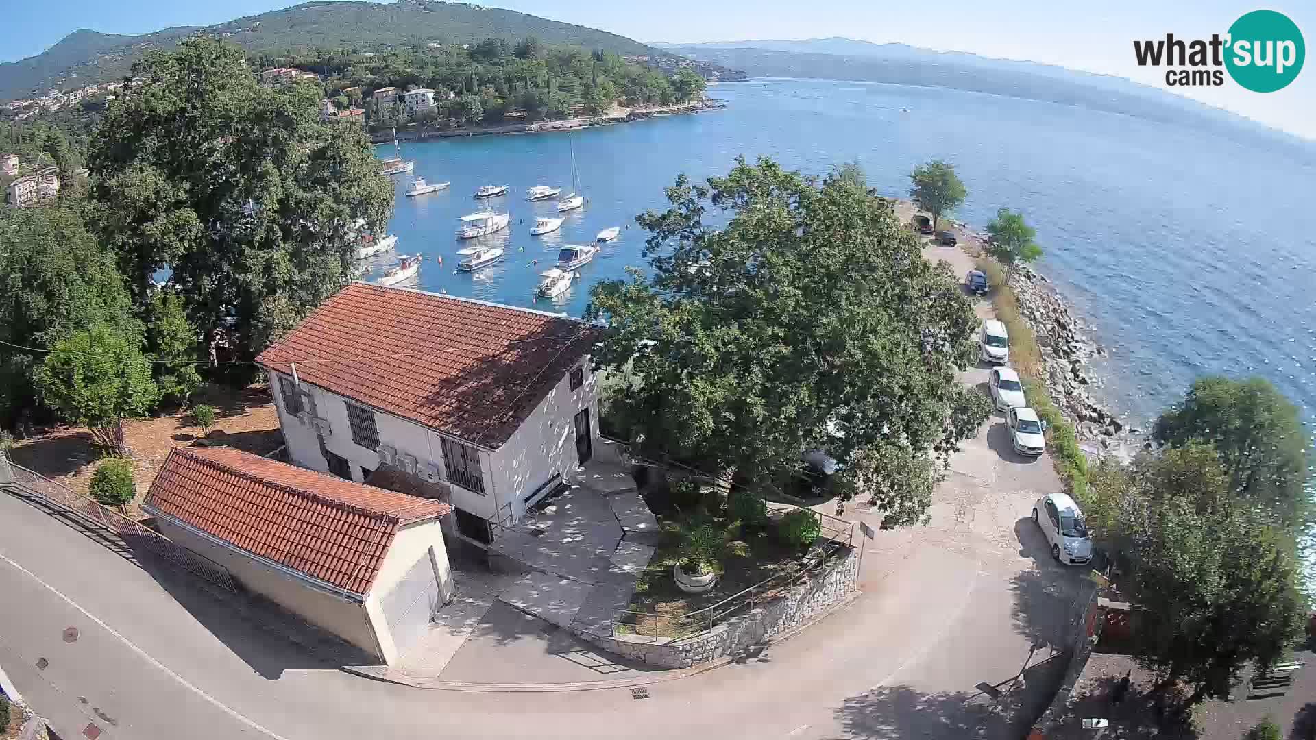 Webcam port d’Ika – Vue en direct et lumières d’Opatija