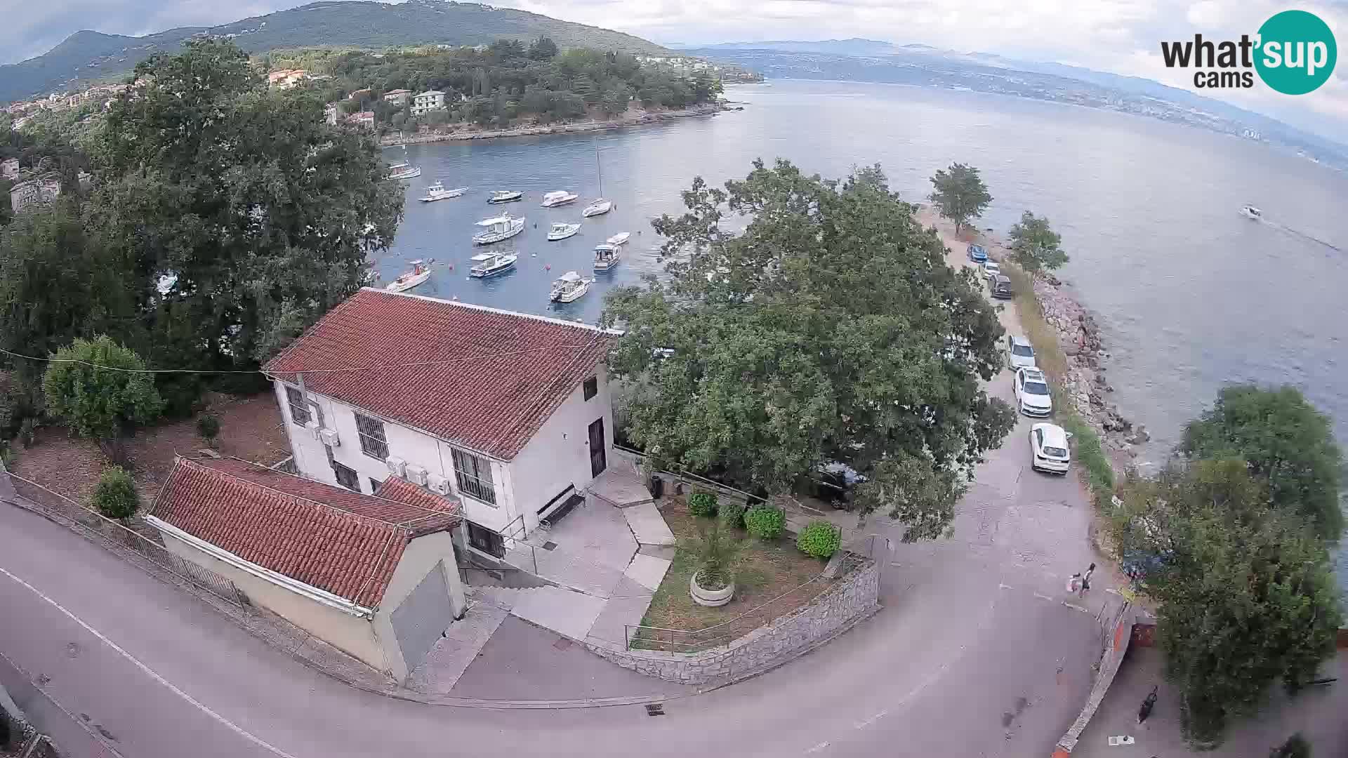 Webcam Ika Hafen – LIVE Blick auf den Hafen und die Lichter von Opatija