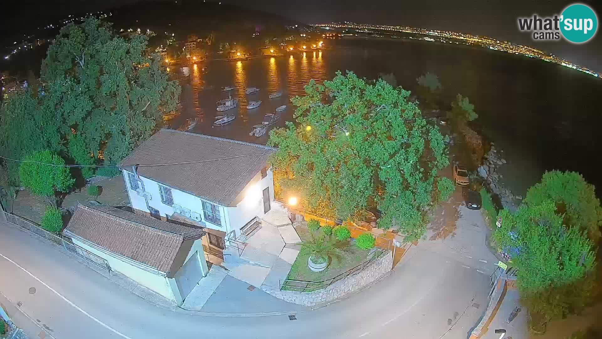 Webcam port d’Ika – Vue en direct et lumières d’Opatija