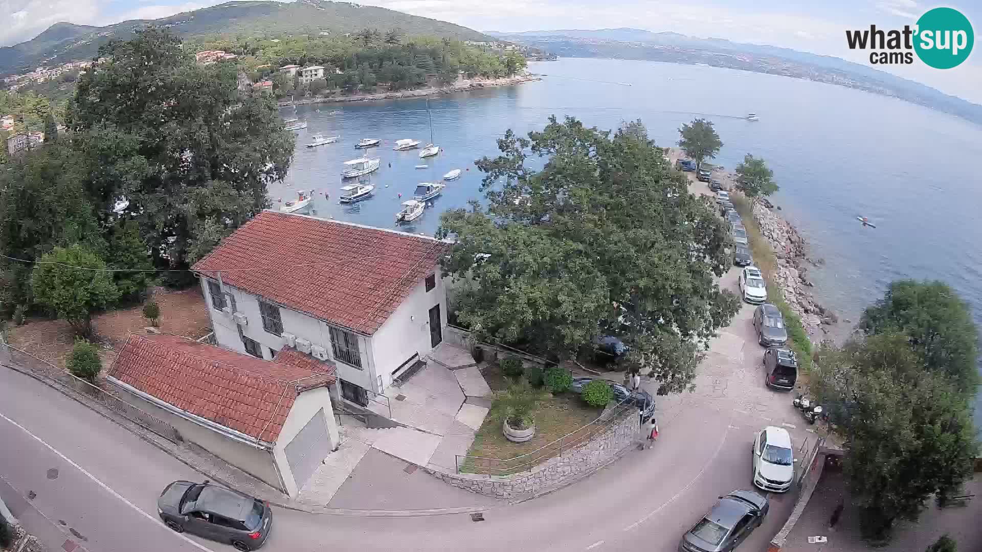 Webcam port d’Ika – Vue en direct et lumières d’Opatija