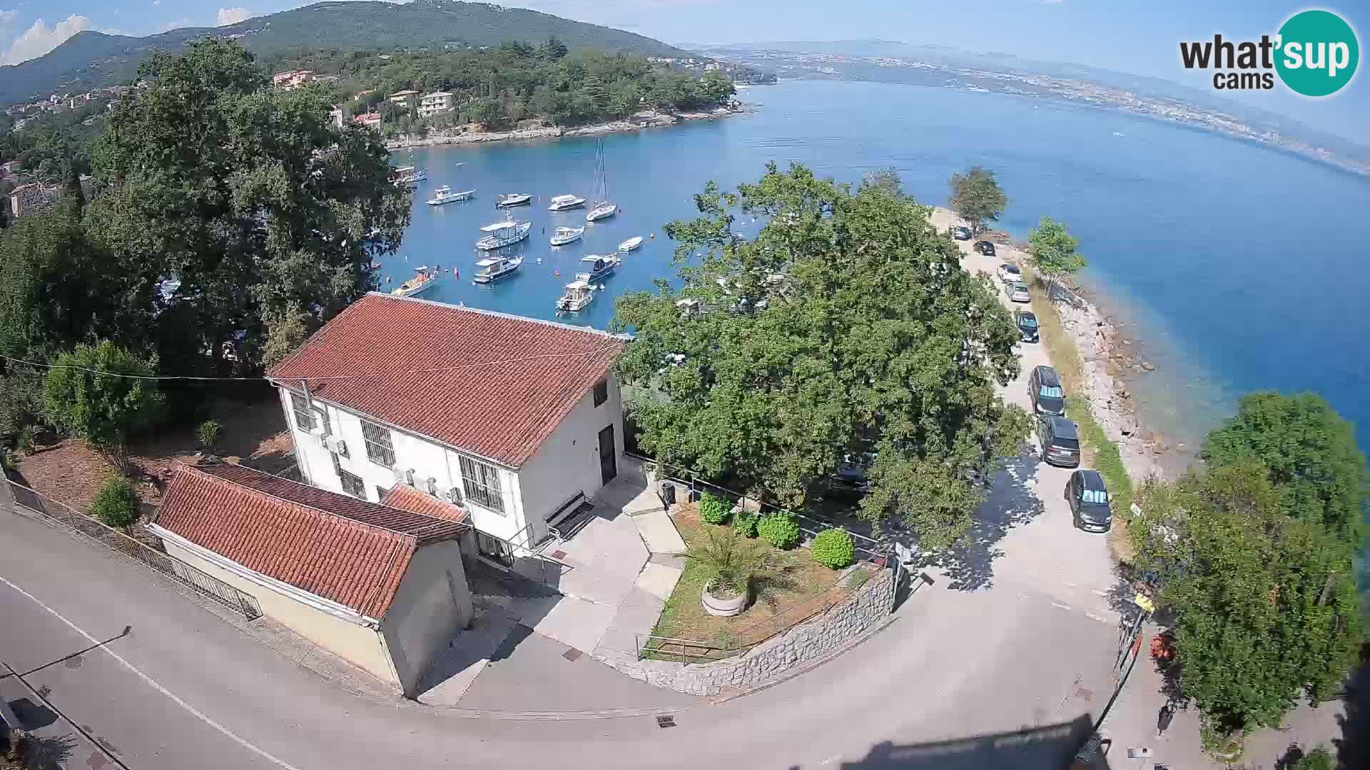 Webcam puerto de Ika – Vista en directo y luces de Opatija