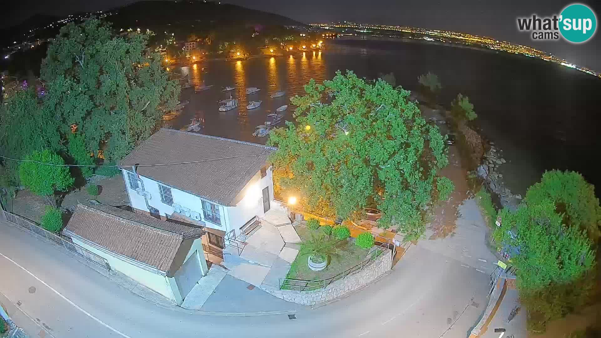 Webcam Ika Hafen – LIVE Blick auf den Hafen und die Lichter von Opatija