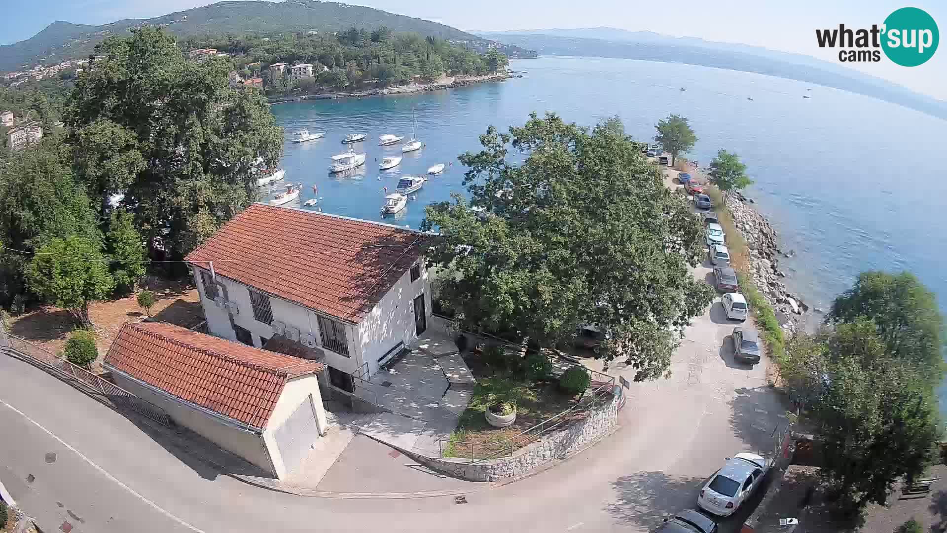 Webcam port d’Ika – Vue en direct et lumières d’Opatija