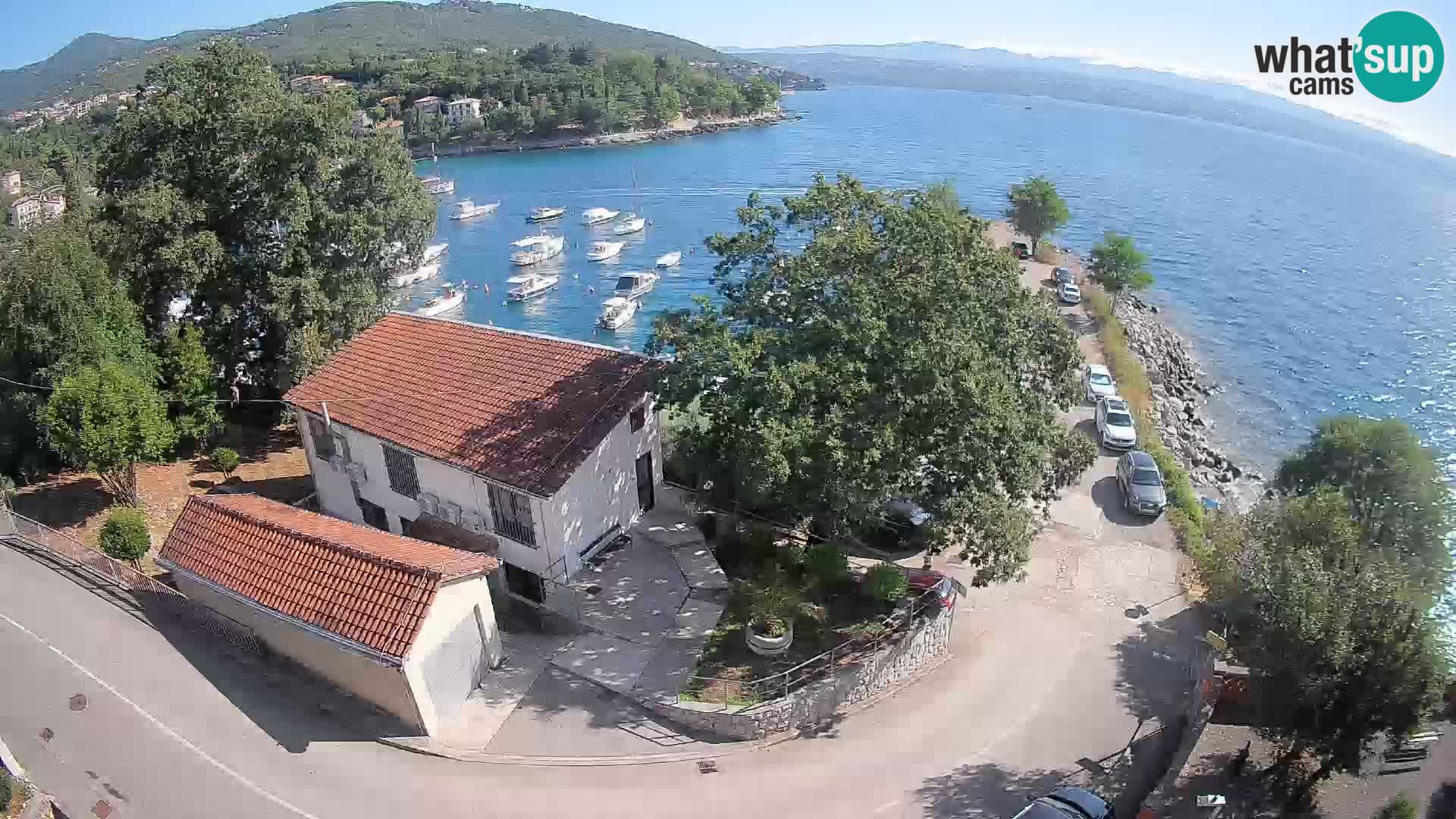 Ika Harbor Webcam – LIVE View of the Harbor and Opatija Lights