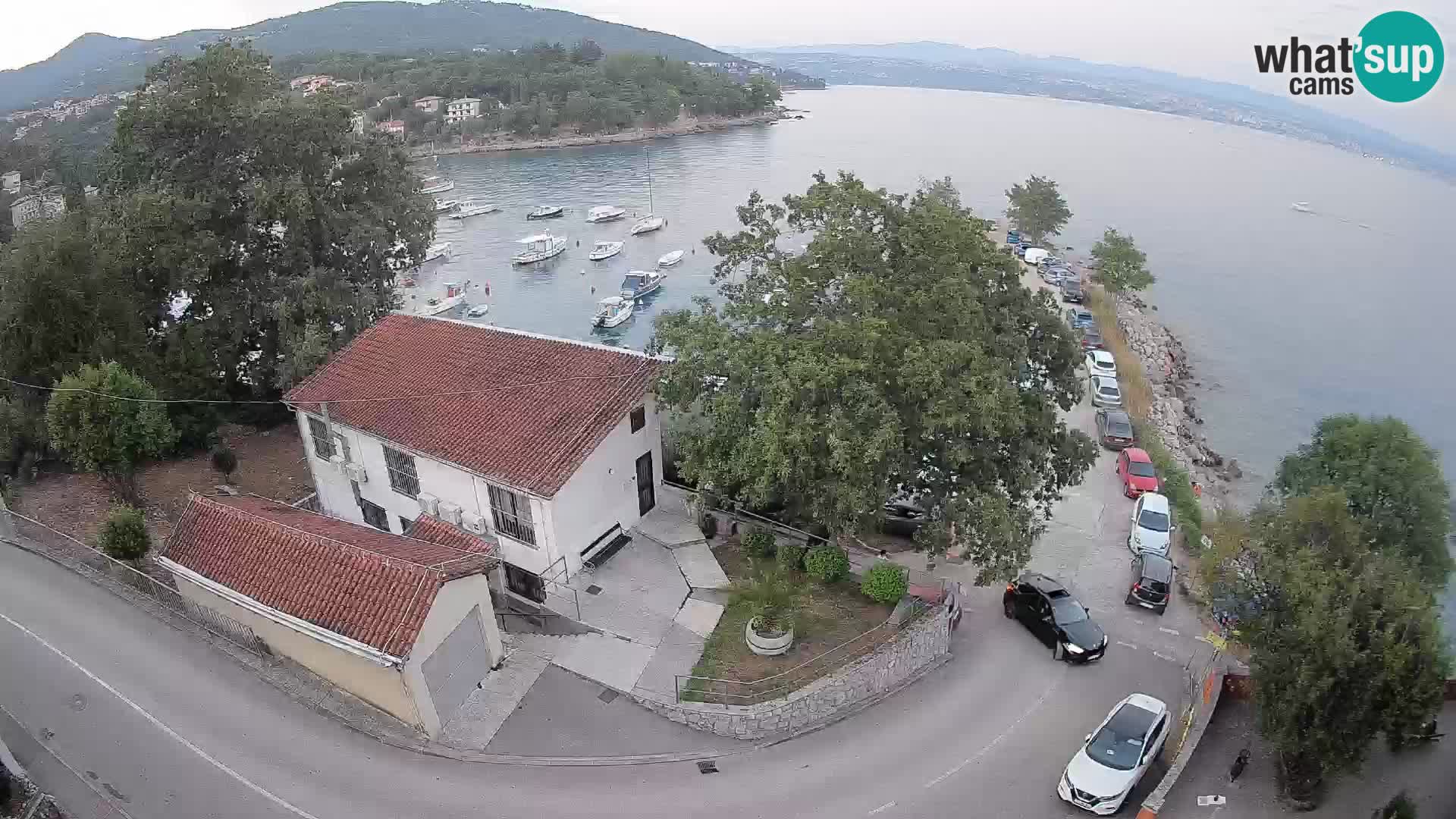 Webcam porto Ika – Vista LIVE sul porto e le luci di Opatija