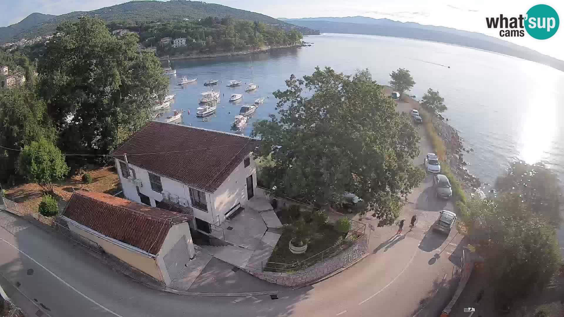 Webcam port d’Ika – Vue en direct et lumières d’Opatija