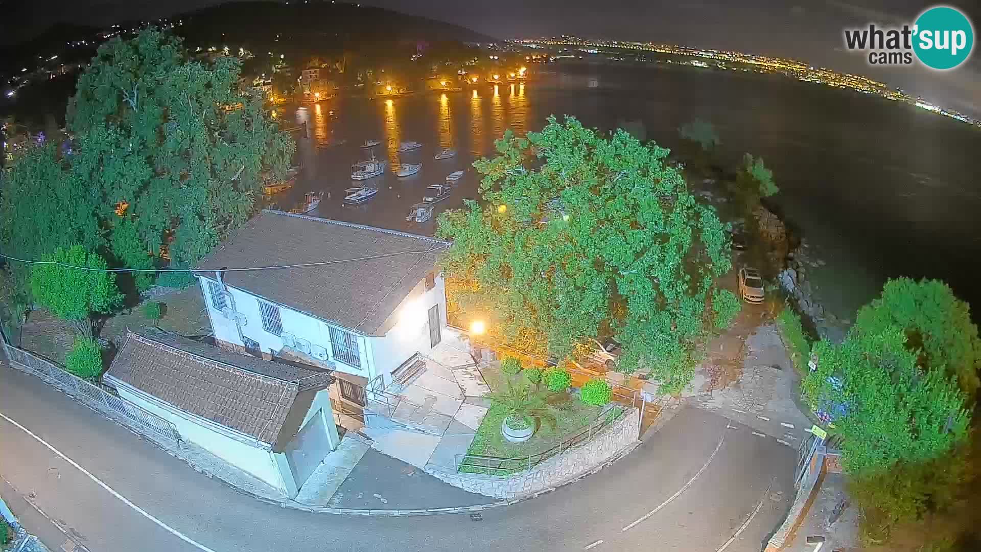 Webcam Ika Hafen – LIVE Blick auf den Hafen und die Lichter von Opatija