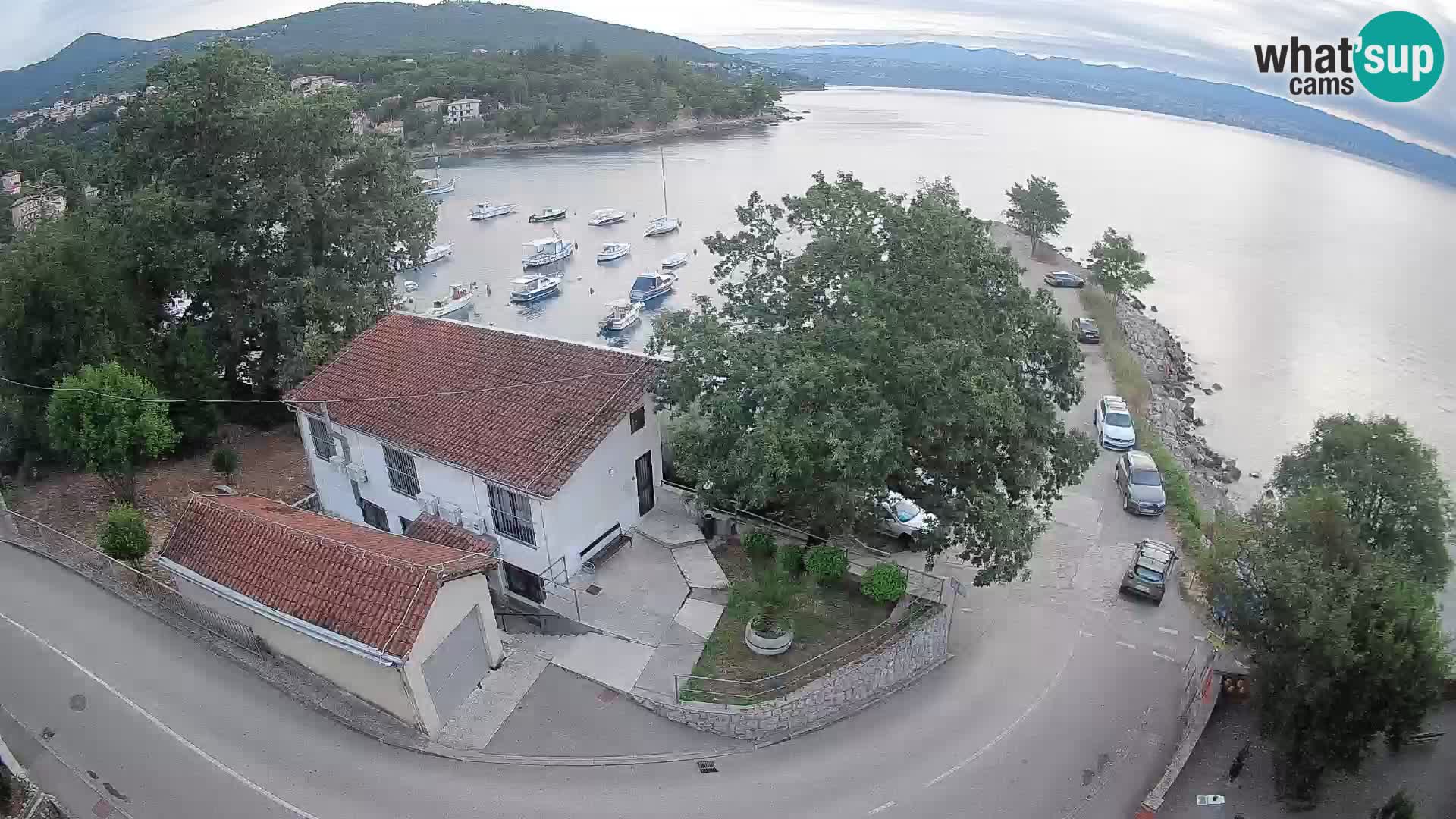 Webcam porto Ika – Vista LIVE sul porto e le luci di Opatija