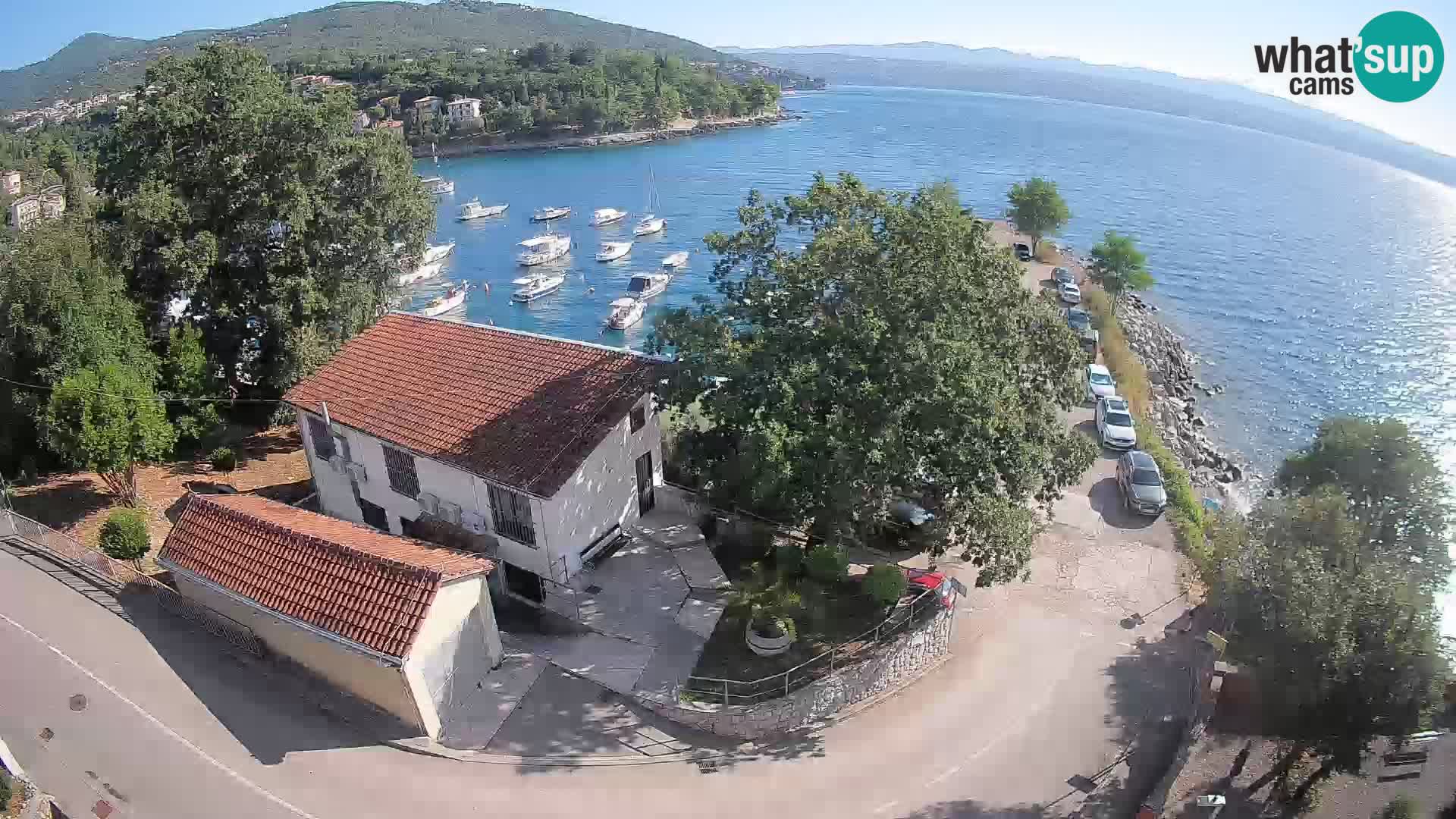Webcam port d’Ika – Vue en direct et lumières d’Opatija