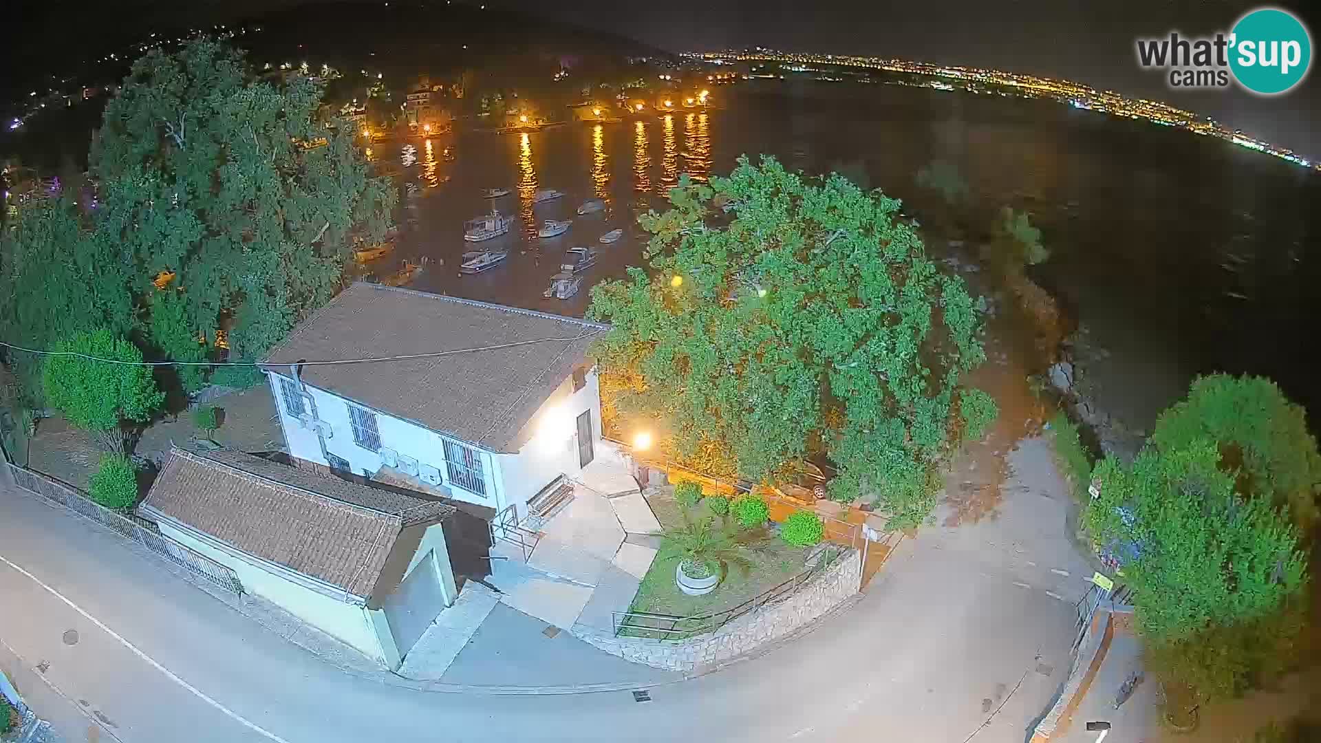 Webcam port d’Ika – Vue en direct et lumières d’Opatija