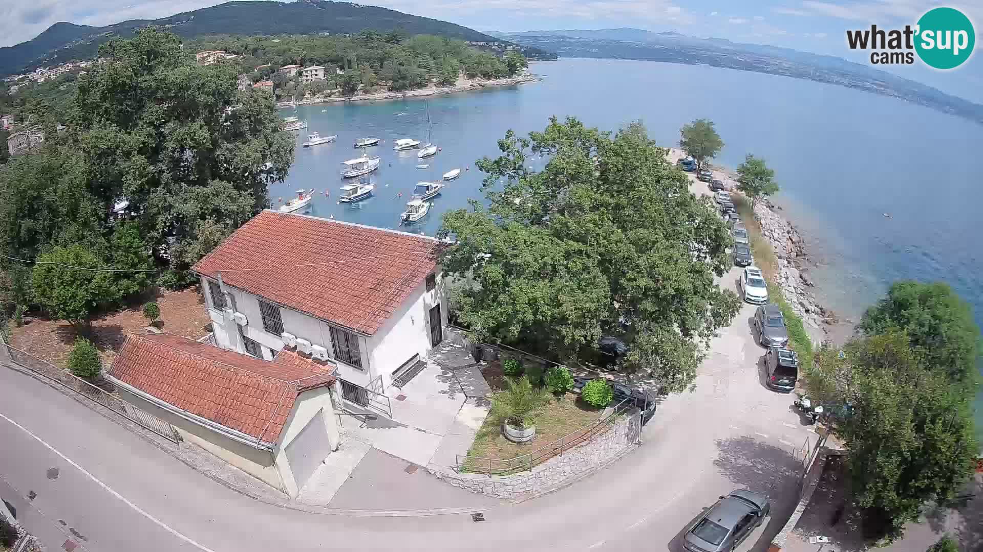 Webcam port d’Ika – Vue en direct et lumières d’Opatija