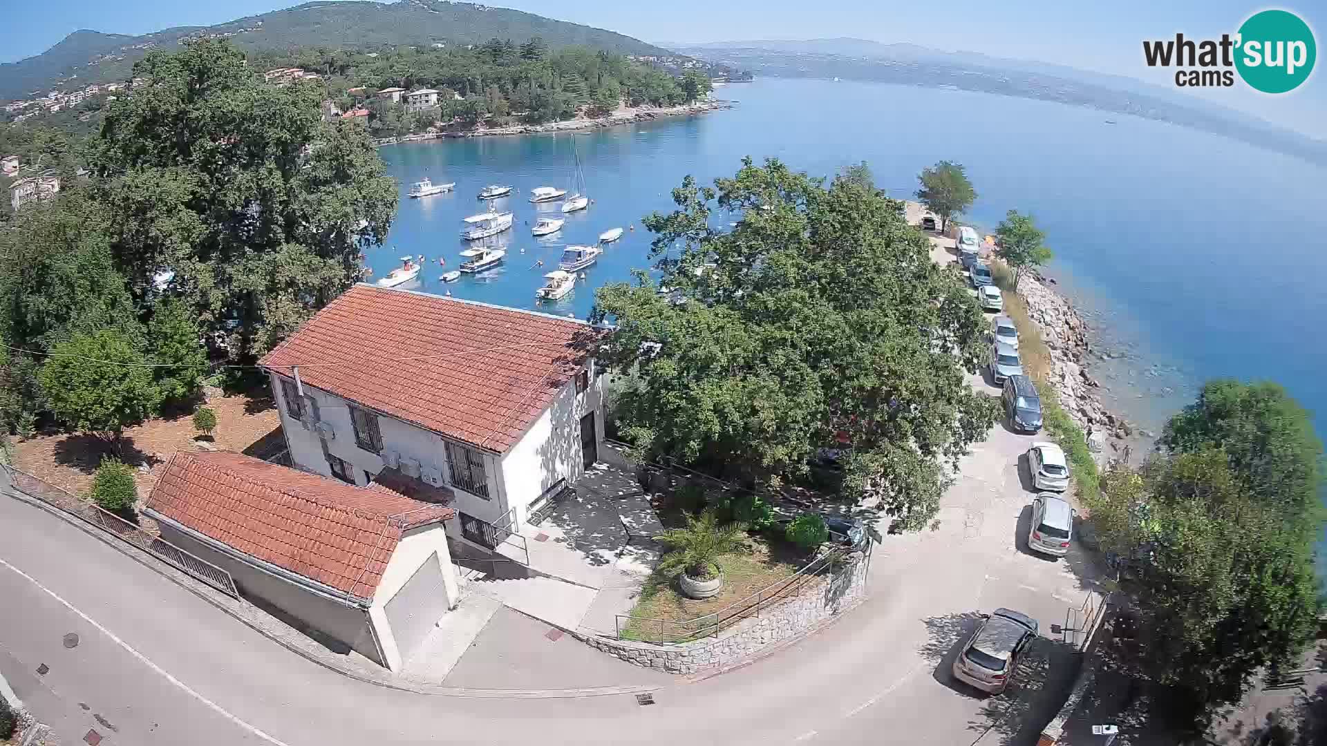 Webcam porto Ika – Vista LIVE sul porto e le luci di Opatija