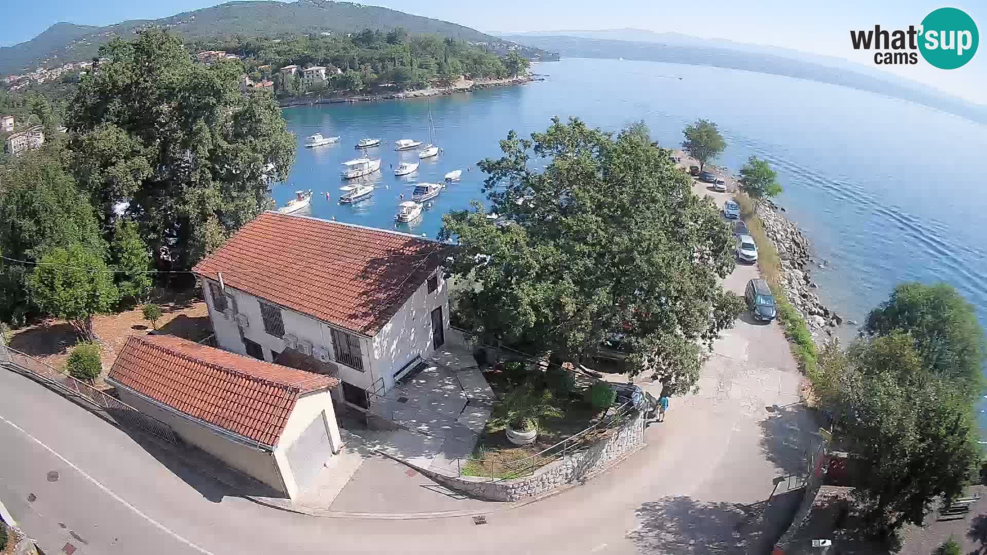 Webcam port d’Ika – Vue en direct et lumières d’Opatija