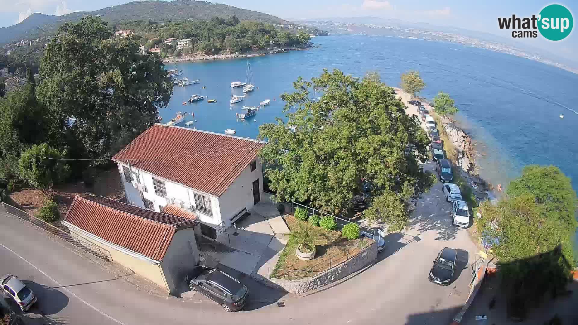 Webcam porto Ika – Vista LIVE sul porto e le luci di Opatija