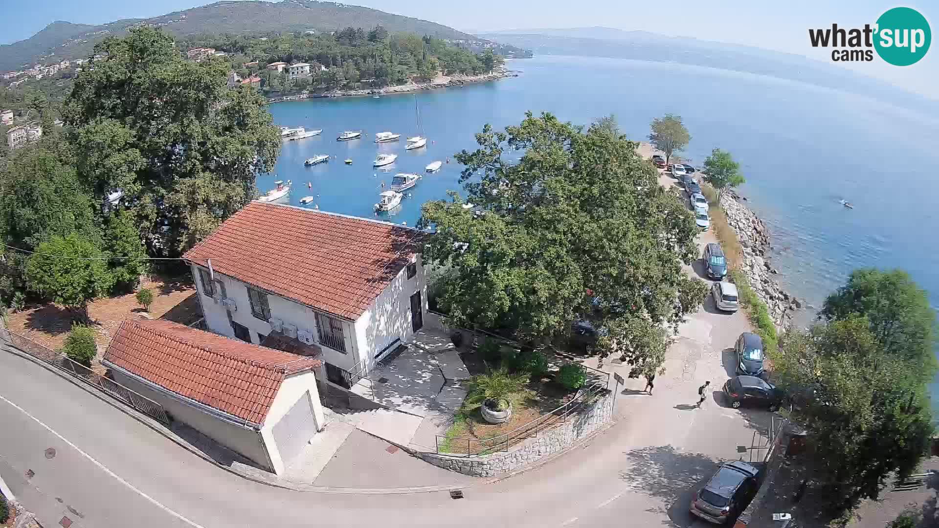 Ika Harbor Webcam – LIVE View of the Harbor and Opatija Lights