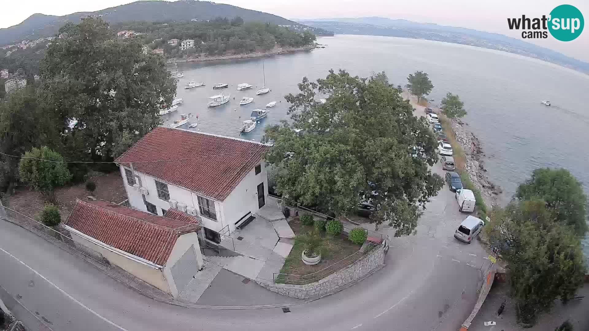 Webcam porto Ika – Vista LIVE sul porto e le luci di Opatija