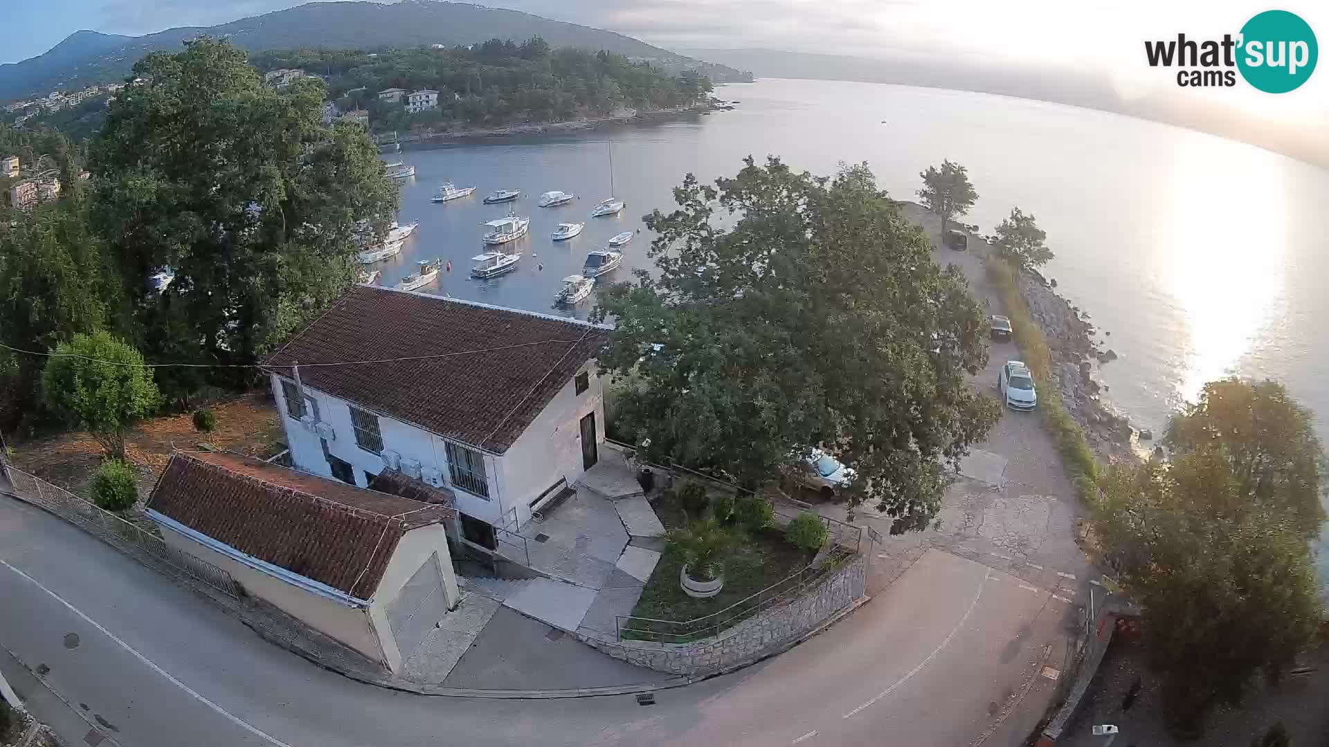 Webcam Ika Hafen – LIVE Blick auf den Hafen und die Lichter von Opatija