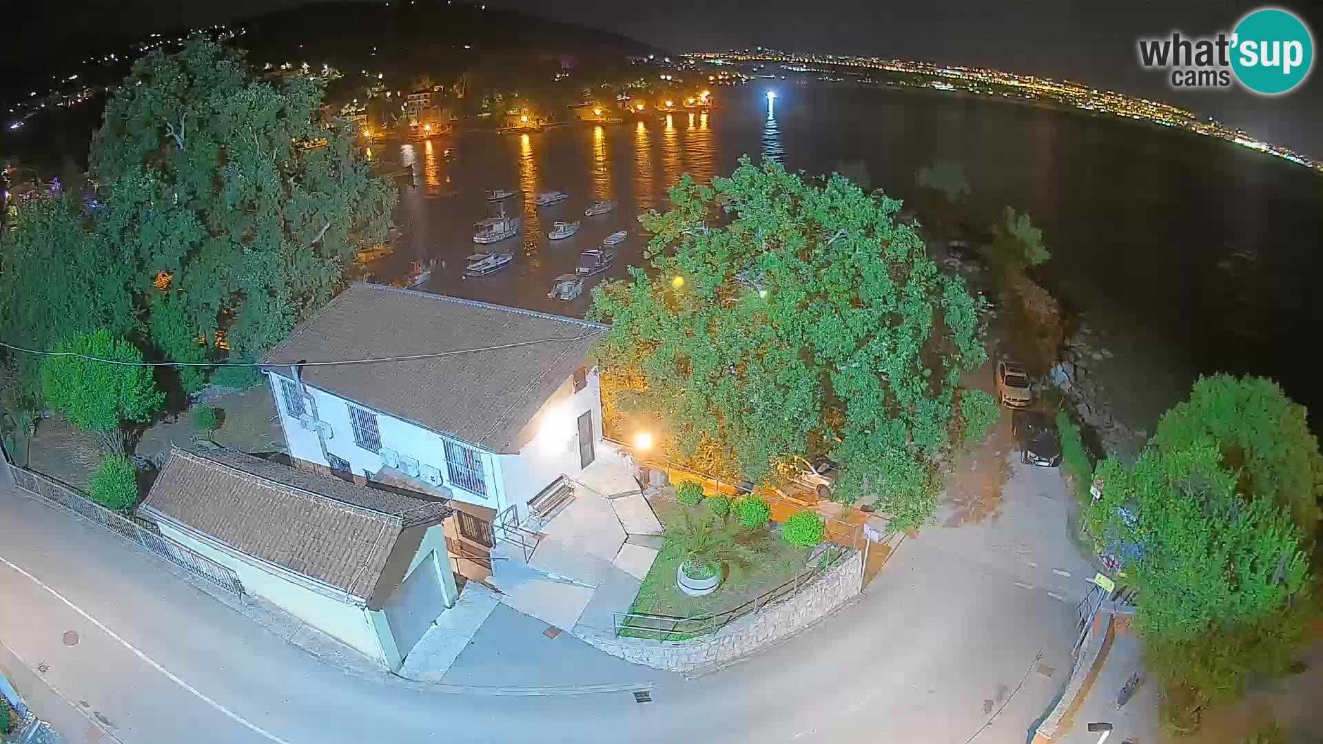 Webcam Ika Hafen – LIVE Blick auf den Hafen und die Lichter von Opatija