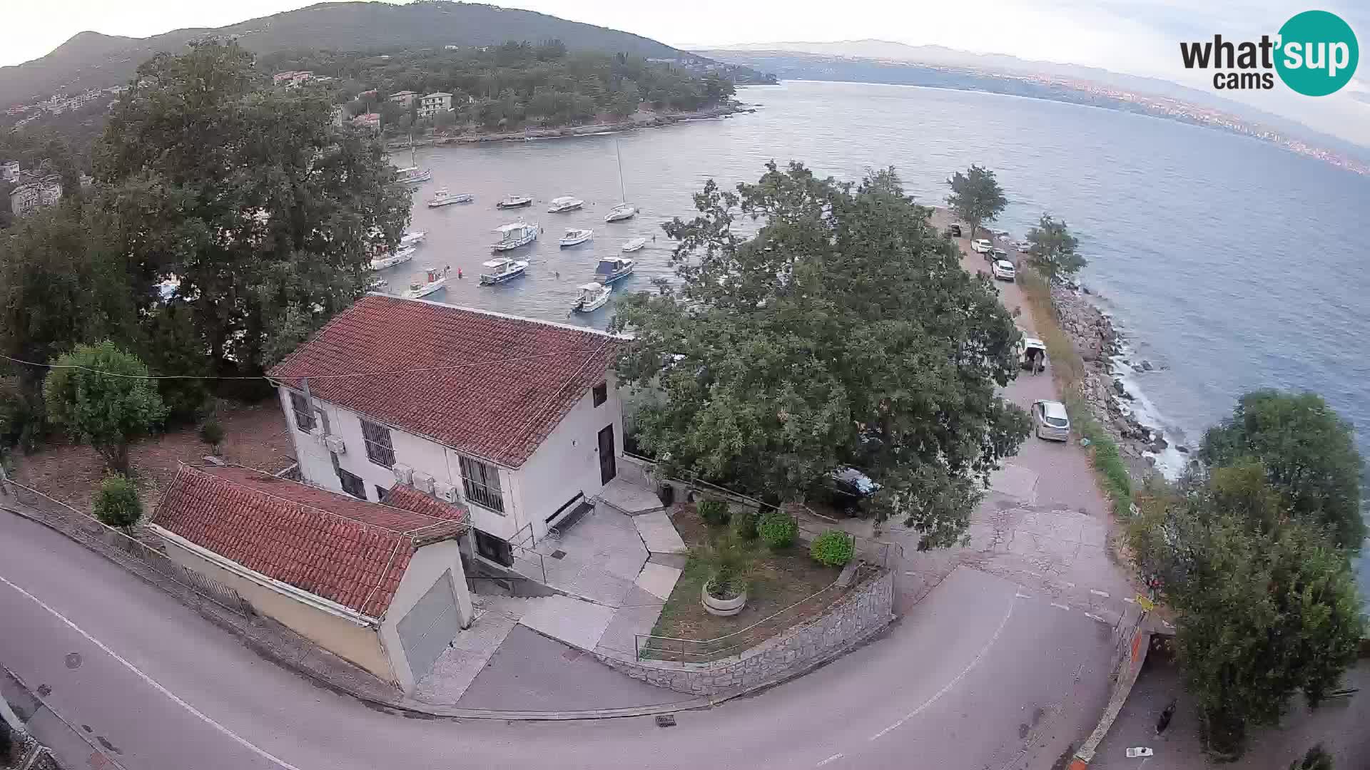 Webcam porto Ika – Vista LIVE sul porto e le luci di Opatija