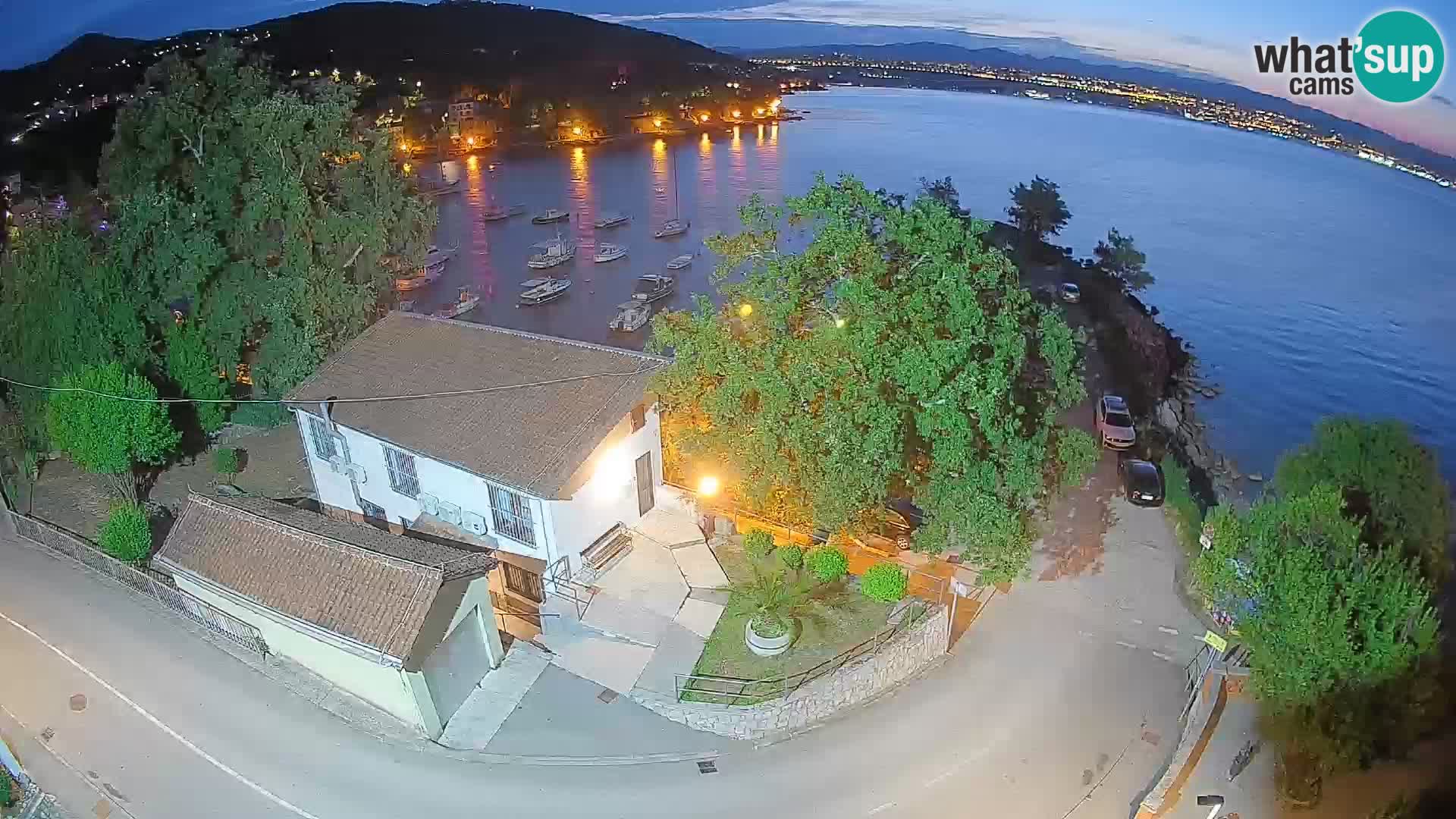 Webcam Ika Hafen – LIVE Blick auf den Hafen und die Lichter von Opatija