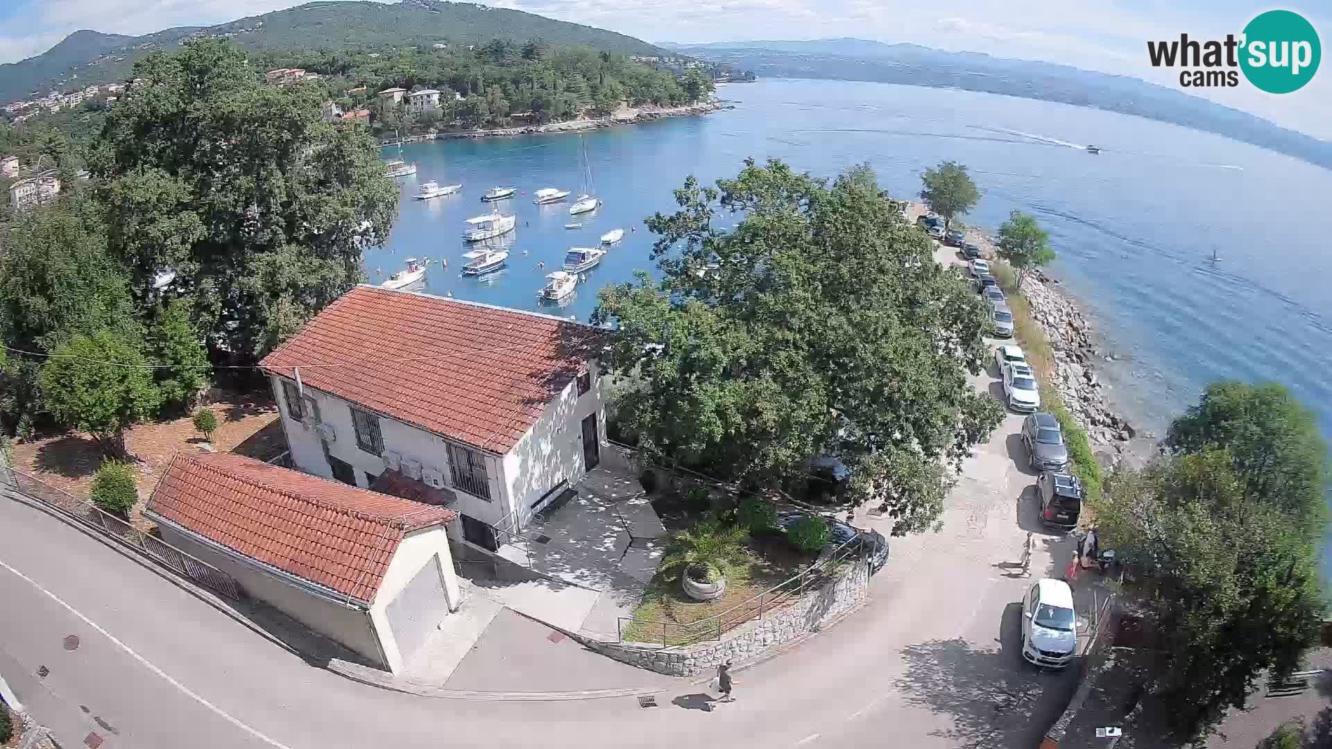 Webcam porto Ika – Vista LIVE sul porto e le luci di Opatija