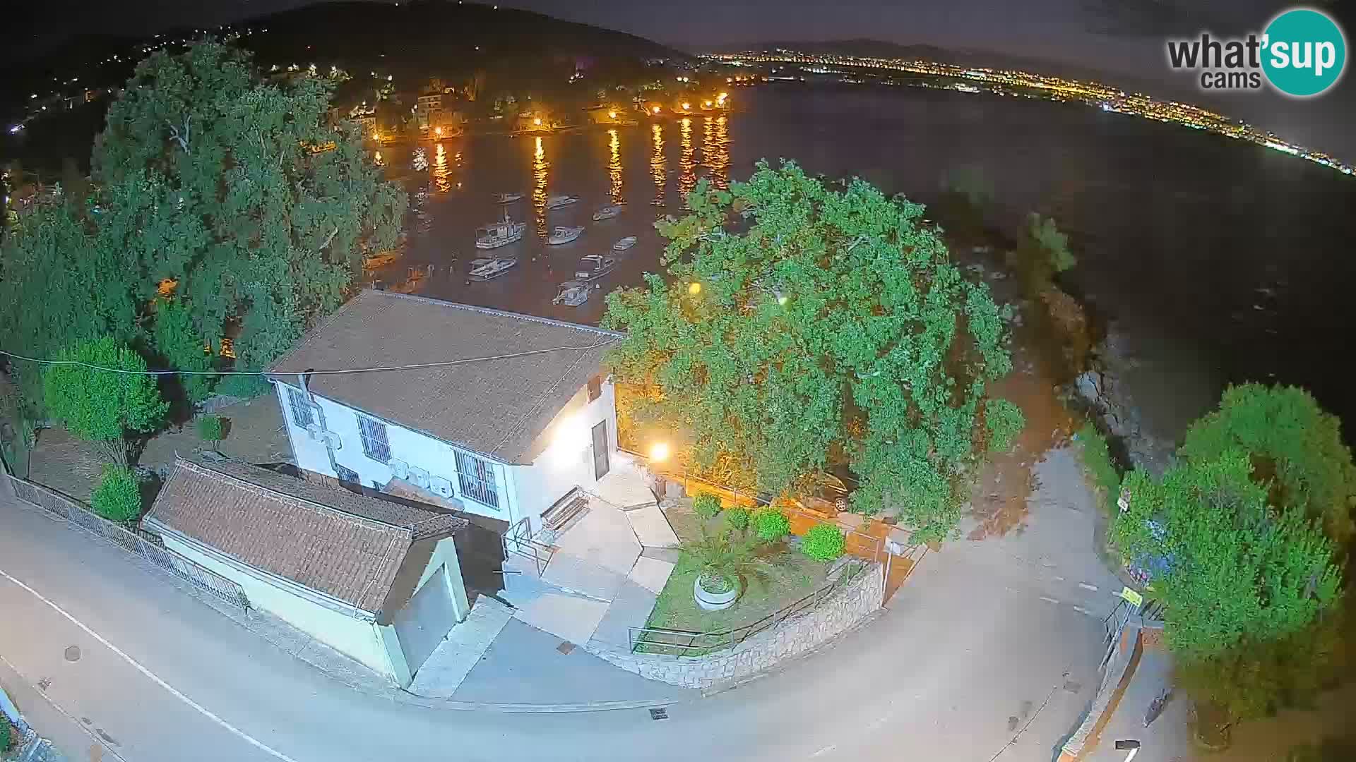 Webcam Ika Hafen – LIVE Blick auf den Hafen und die Lichter von Opatija
