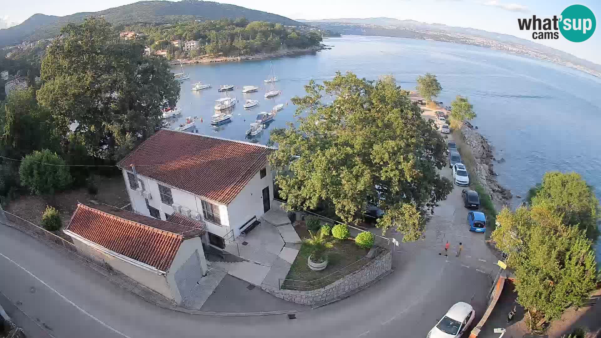 Webcam Ika Hafen – LIVE Blick auf den Hafen und die Lichter von Opatija