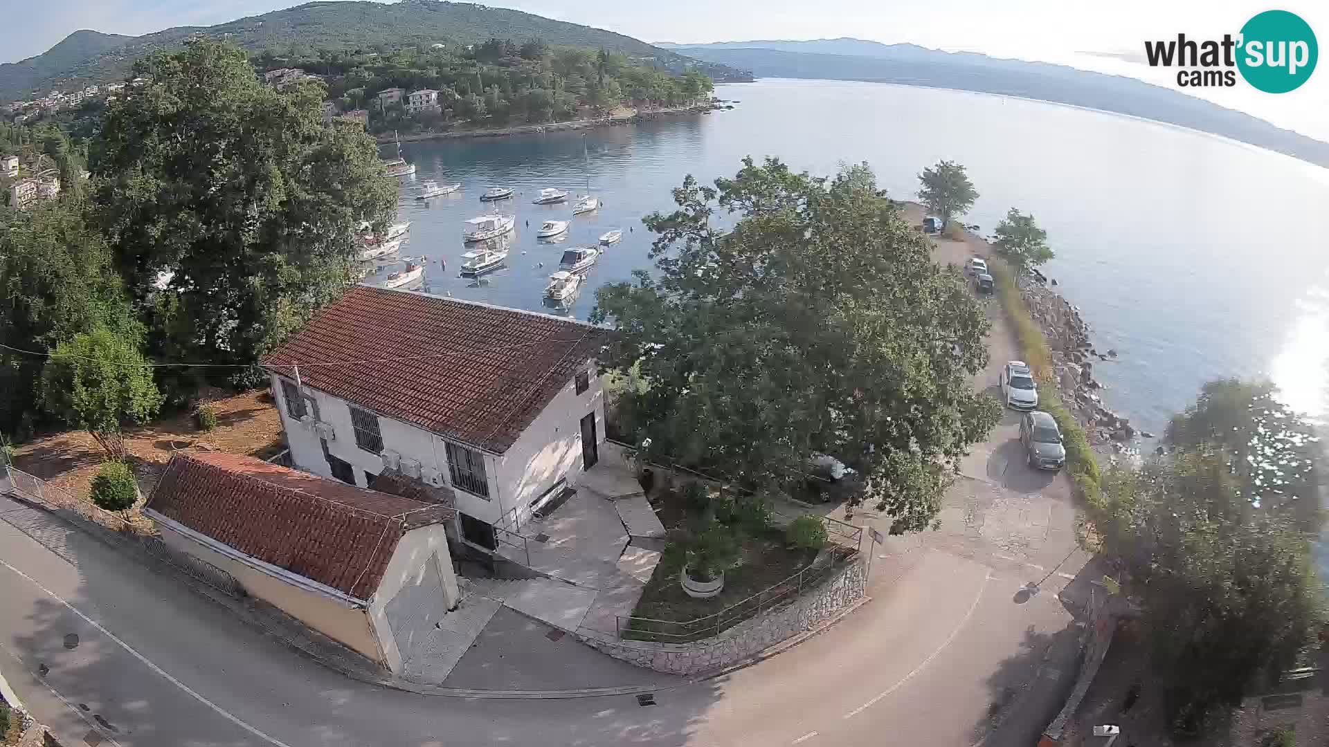 Webcam porto Ika – Vista LIVE sul porto e le luci di Opatija