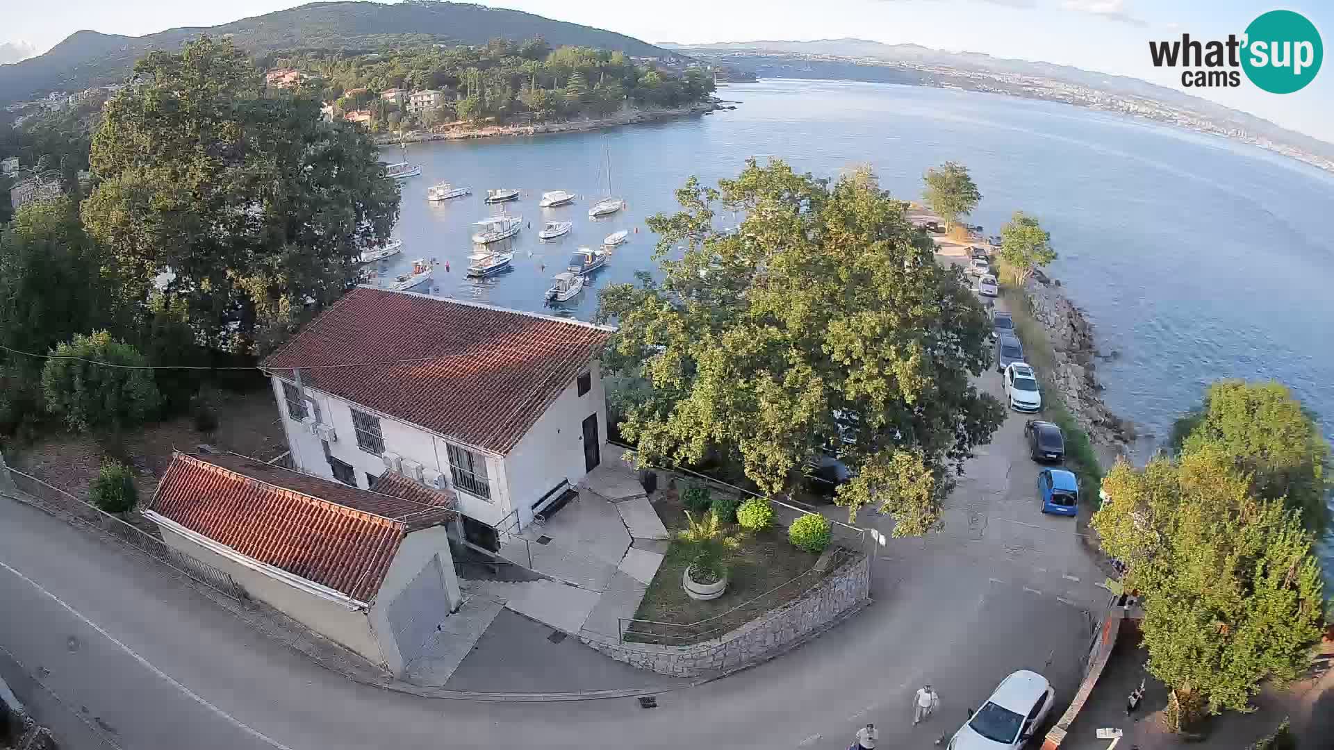 Webcam Ika Hafen – LIVE Blick auf den Hafen und die Lichter von Opatija