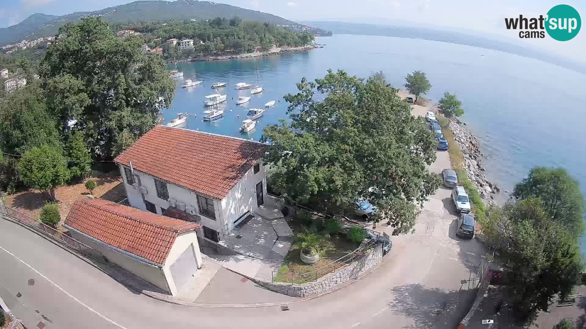 Webcam port d’Ika – Vue en direct et lumières d’Opatija