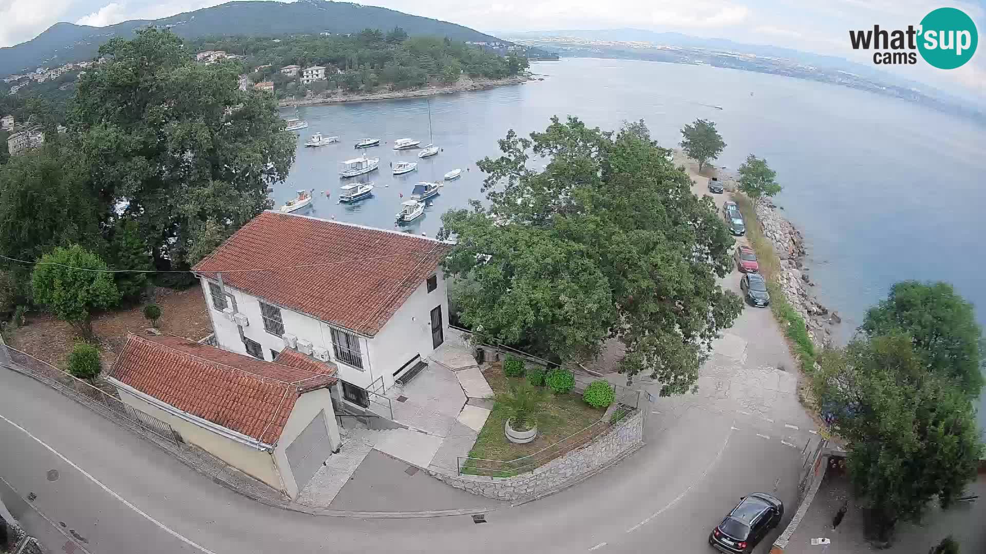 Webcam porto Ika – Vista LIVE sul porto e le luci di Opatija