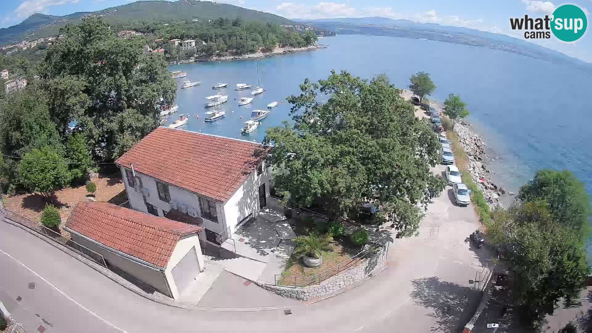 Webcam porto Ika – Vista LIVE sul porto e le luci di Opatija