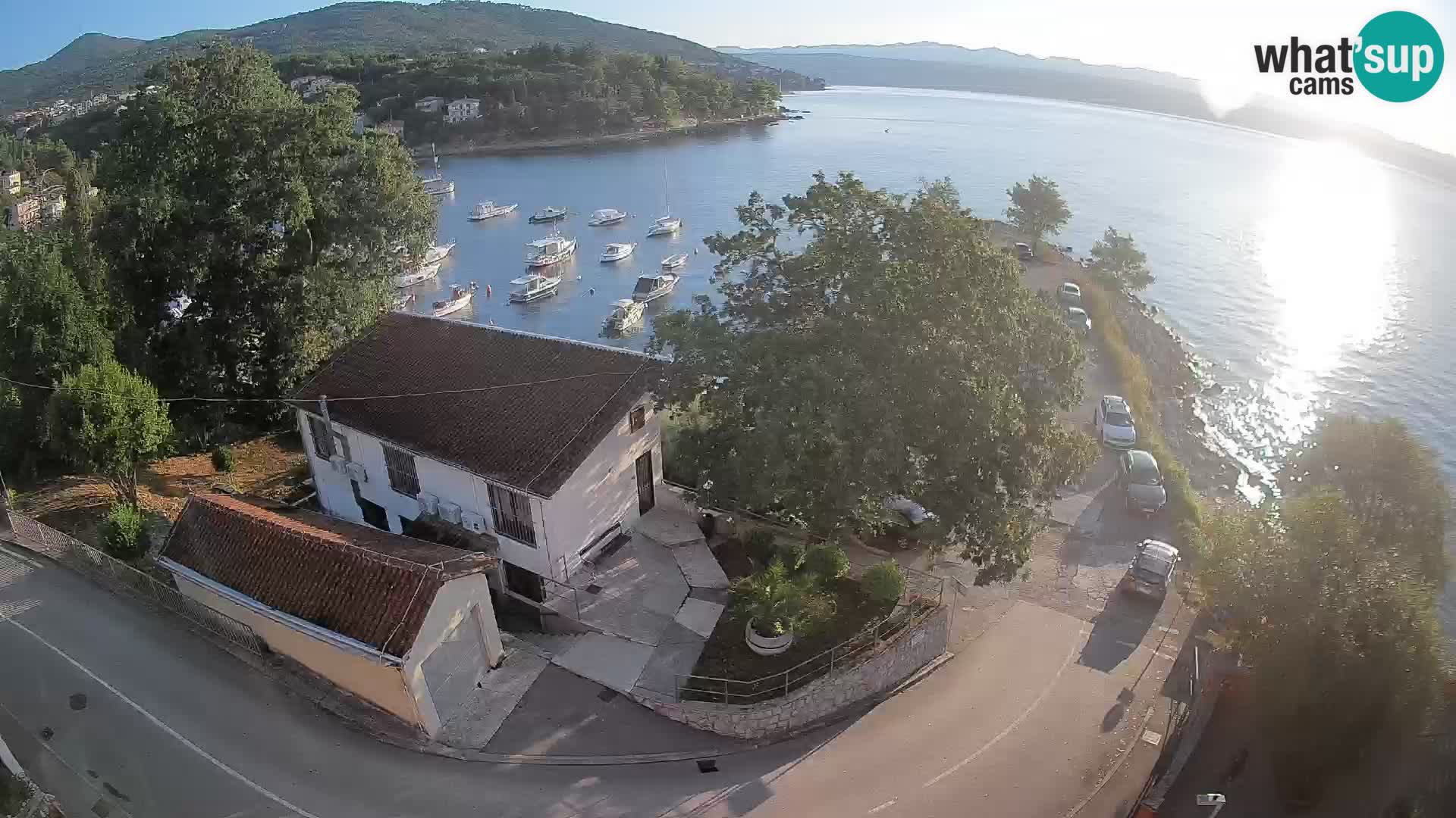 Webcam port d’Ika – Vue en direct et lumières d’Opatija
