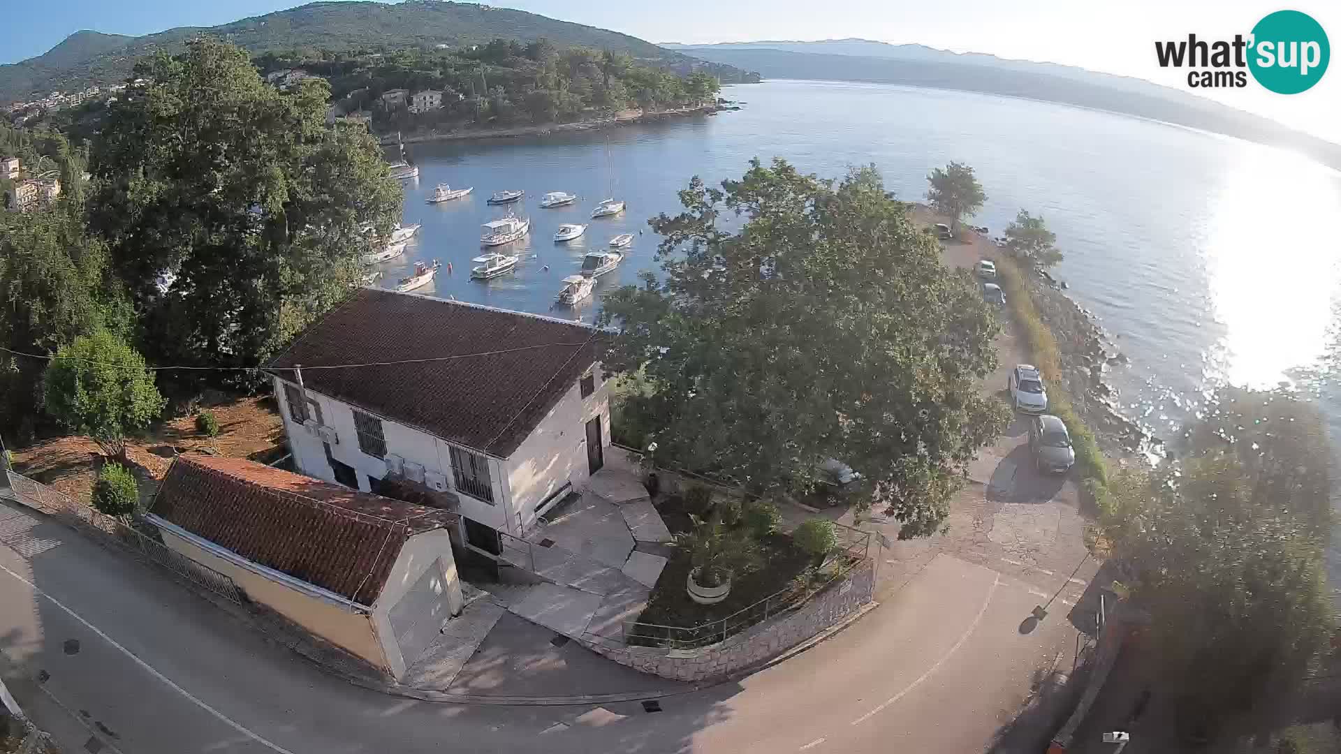 Webcam port d’Ika – Vue en direct et lumières d’Opatija