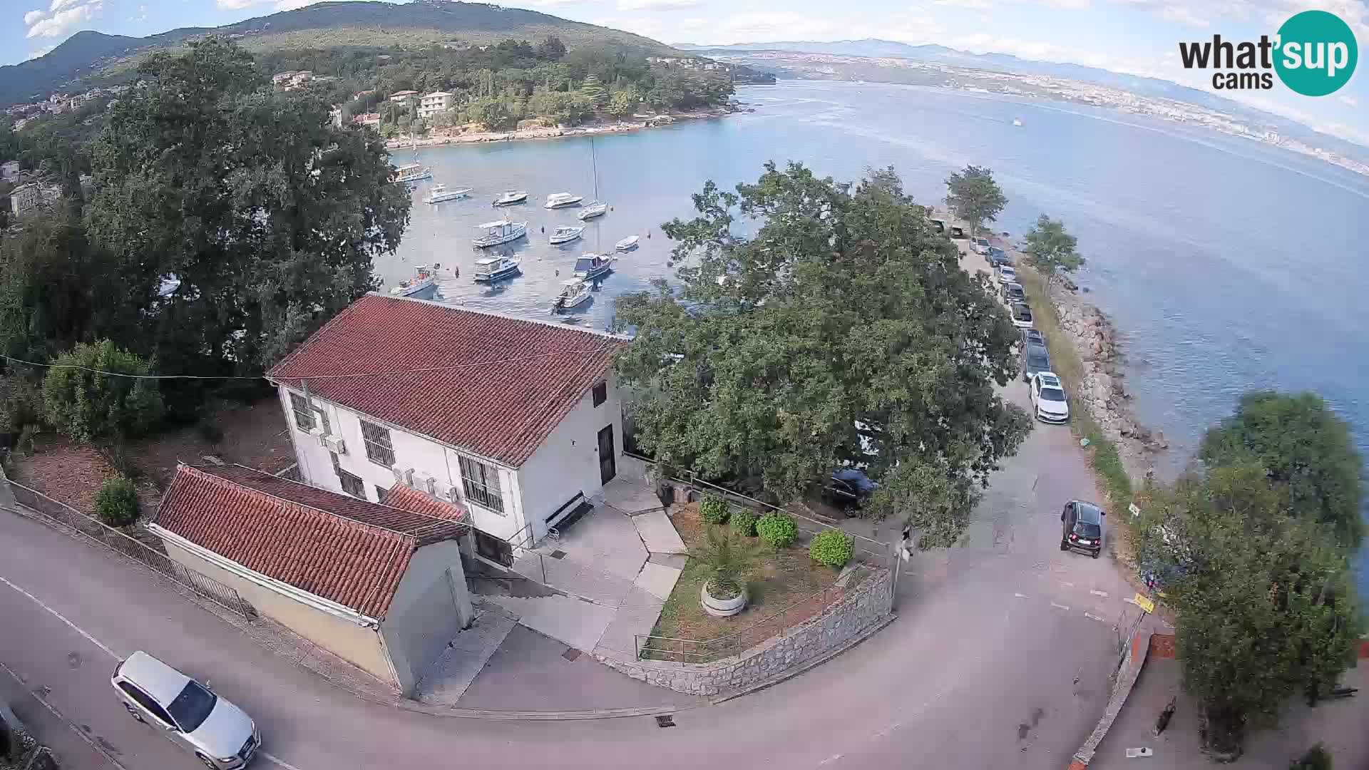 Webcam Ika Hafen – LIVE Blick auf den Hafen und die Lichter von Opatija