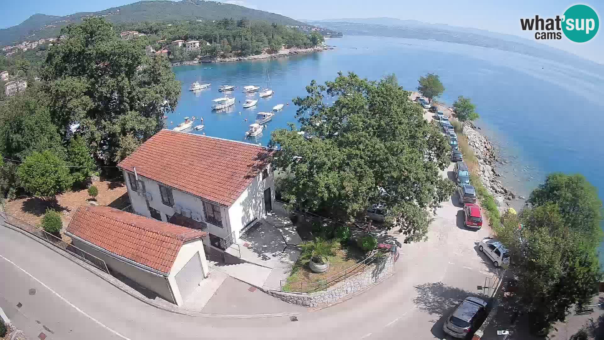 Ika Harbor Webcam – LIVE View of the Harbor and Opatija Lights
